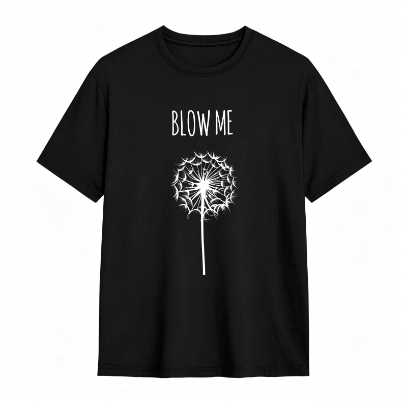 Dorawear™ Dandelion Blow Me Text Design Unisex Classic T-shirt
