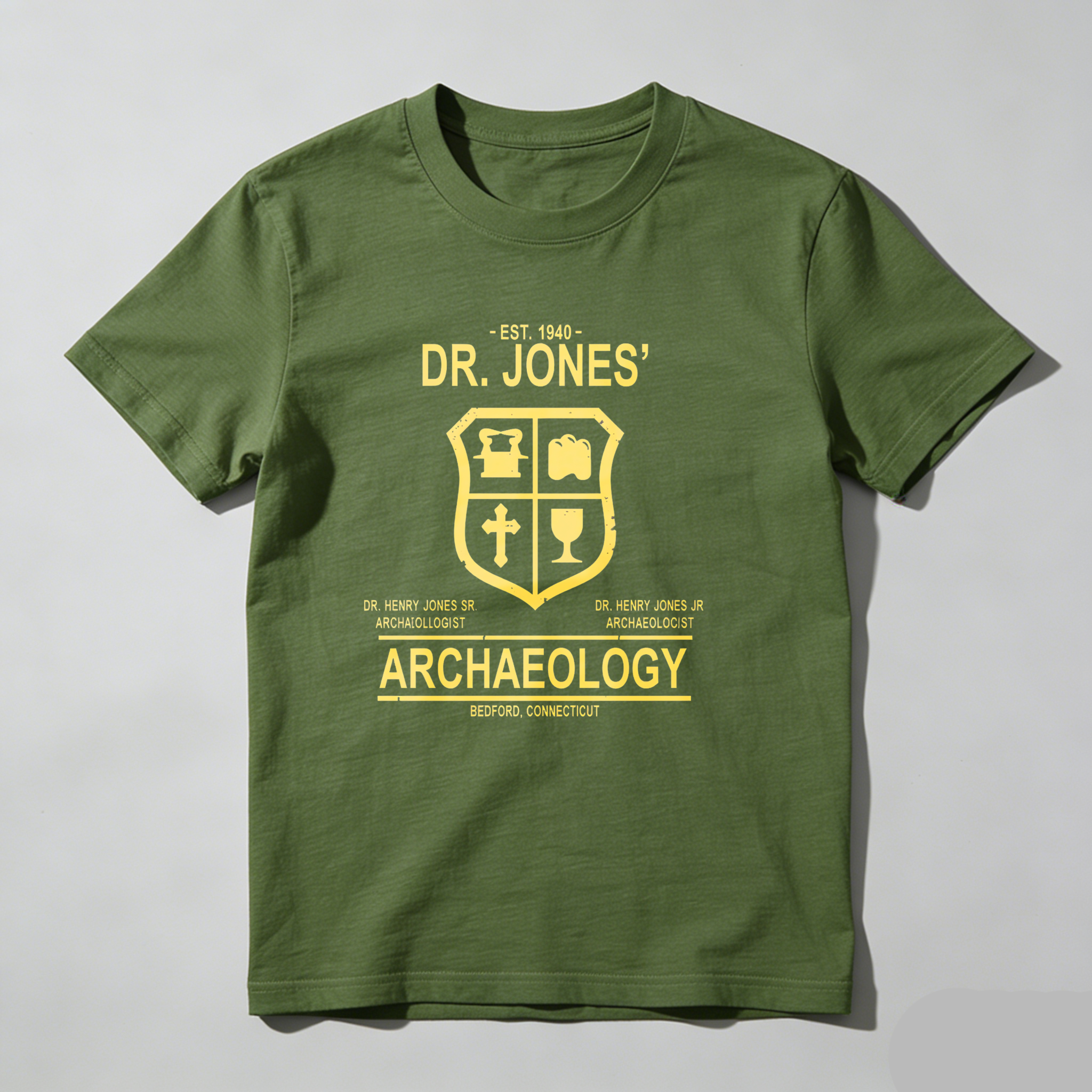 Dorawear™ Dr Jones Archaeology Crest Design T Shirt