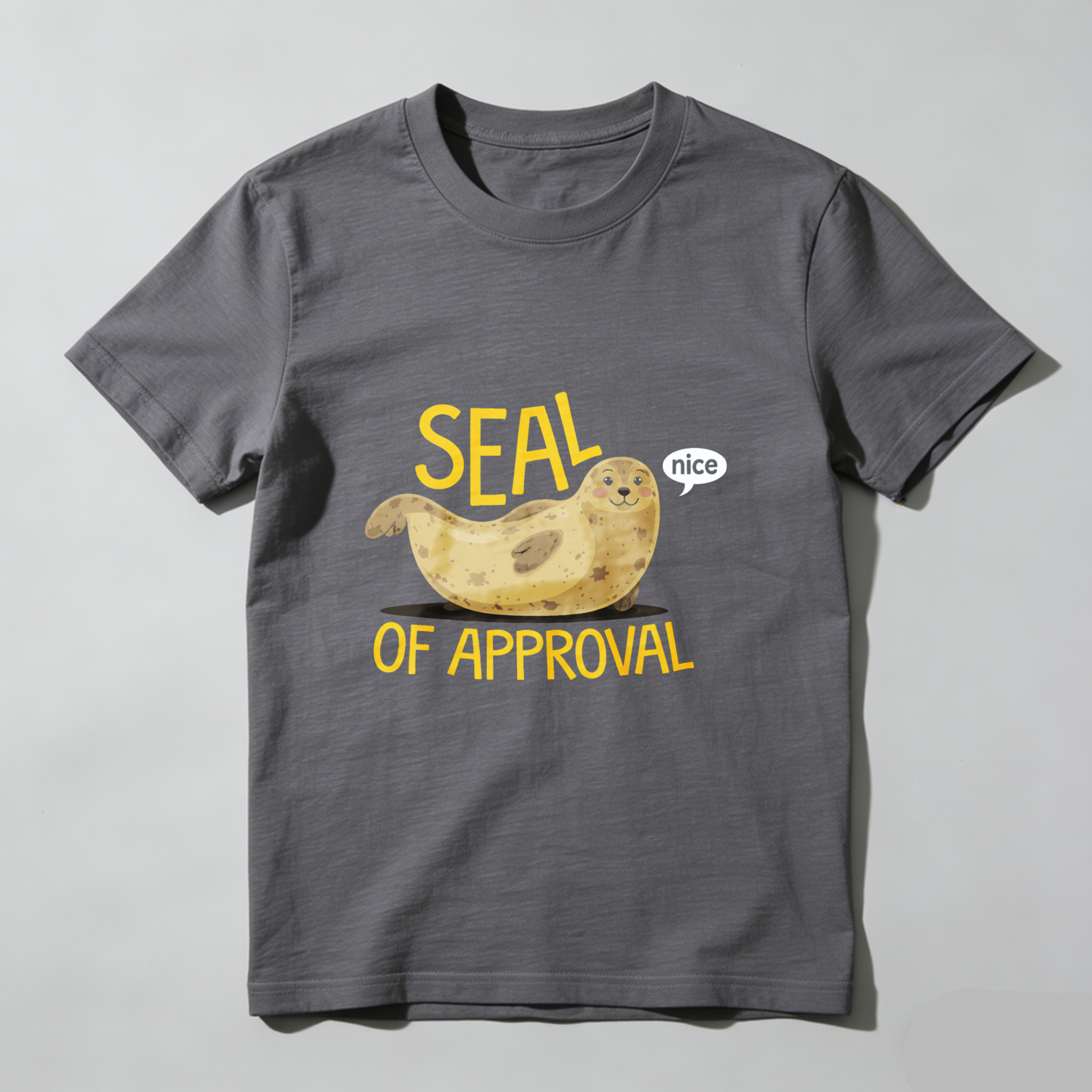 Dorawear™ Seal Of Approval Nice Pure Cotton Short Sleeve T Shirt-Dorawear