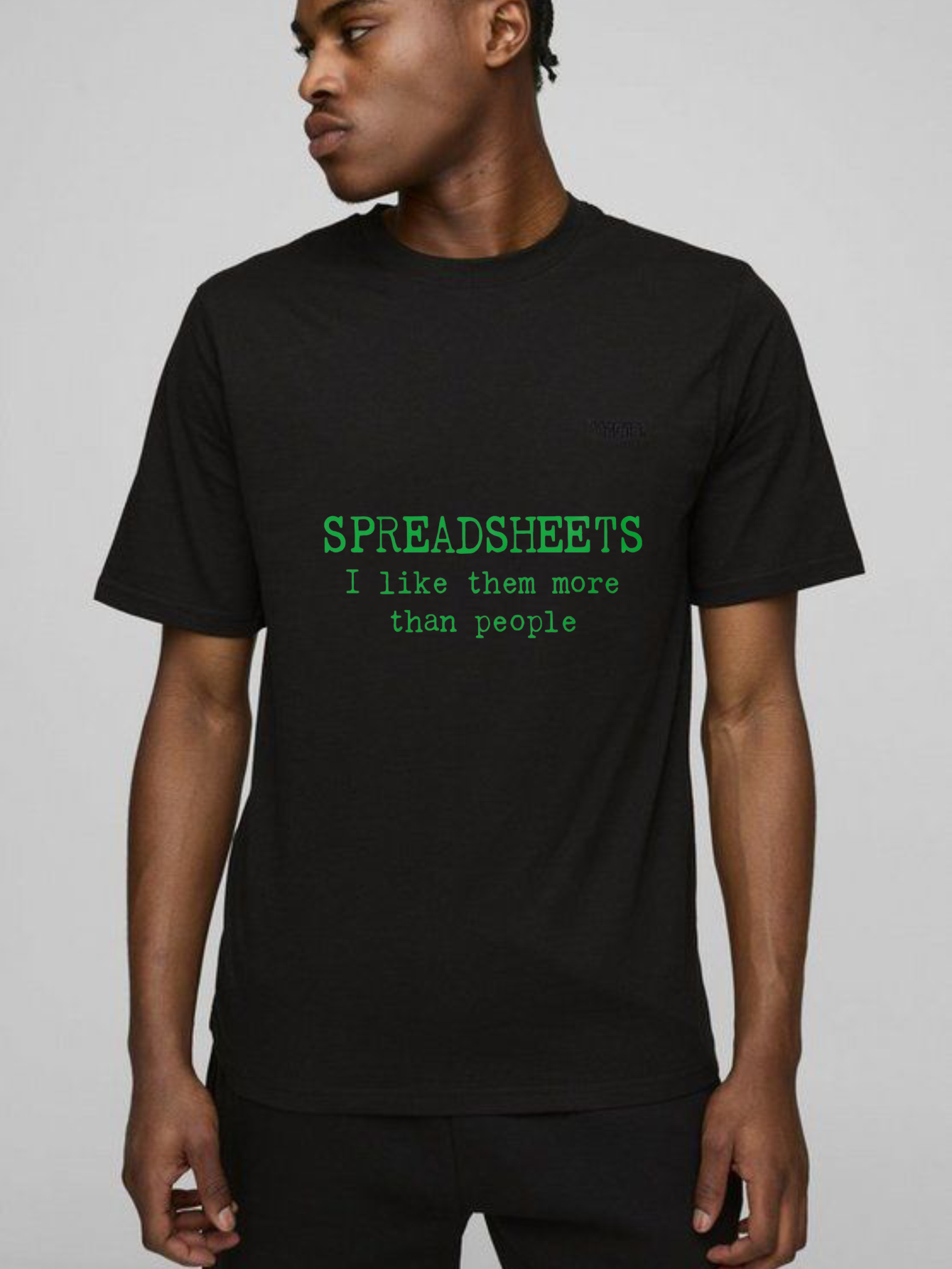 Dorawear™ Spreadsheets I Like Them More Than People T Shirt