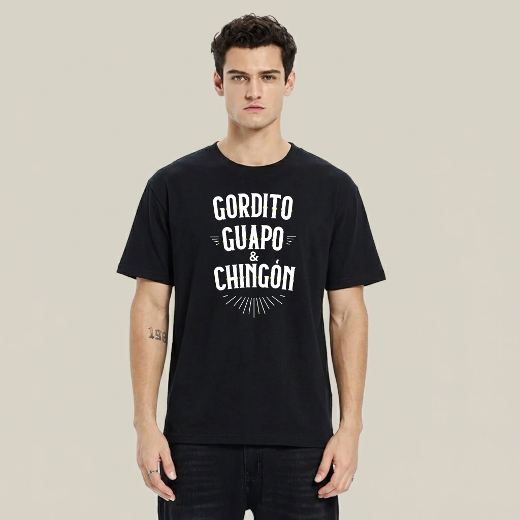 Dorawear™Summer t Shirts Chubby, Handsome and Awesome - Funny Mexican T-Shirt