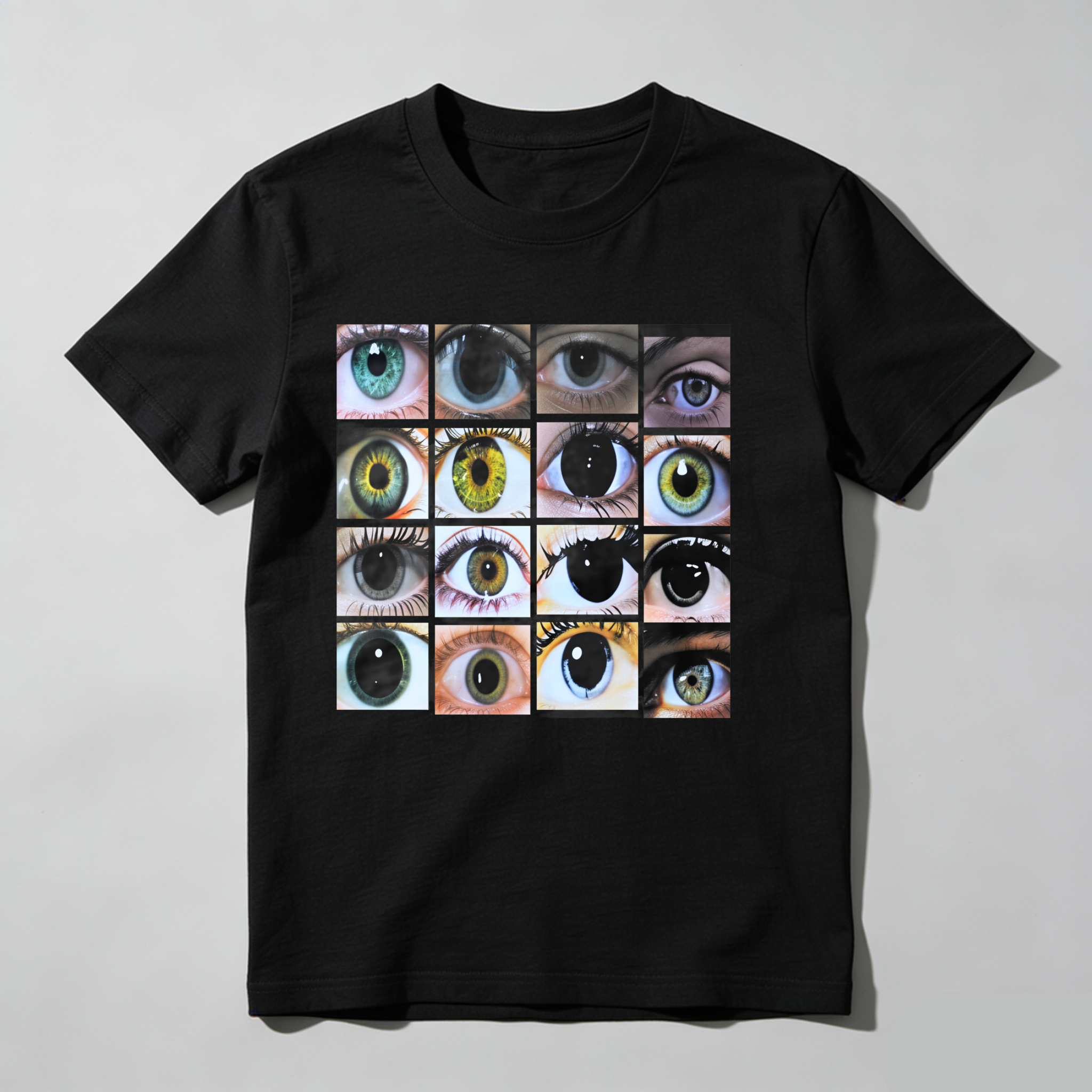 Dorawear™ Eye Grid Pattern Print Design T Shirt