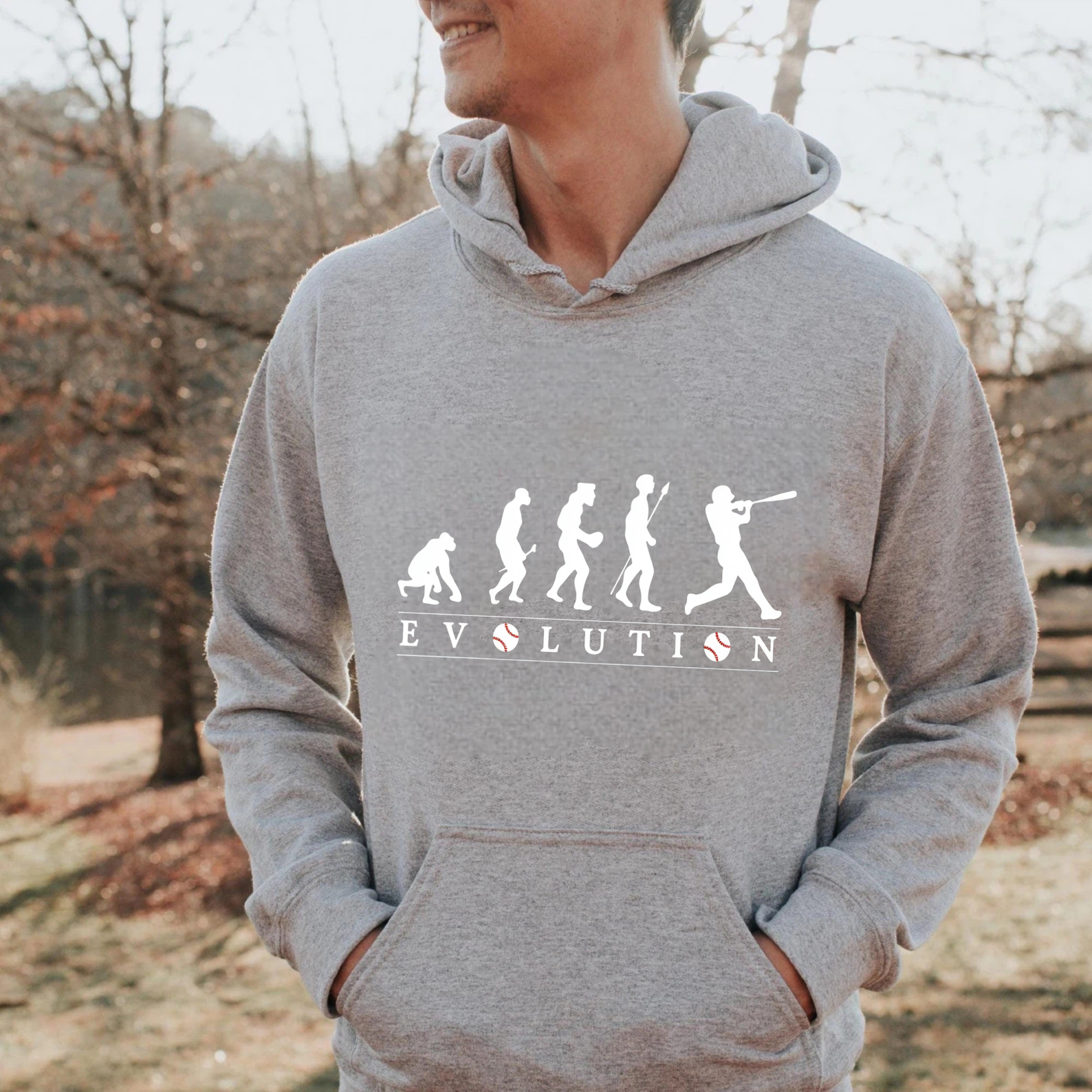 Dorawear™ Baseball Evolution Hoodie Men Women Sport Sweatshirt Casual Pullover Graphic Hooded Sweatshirt Unisex Streetwear Fashion Top-Dorawear