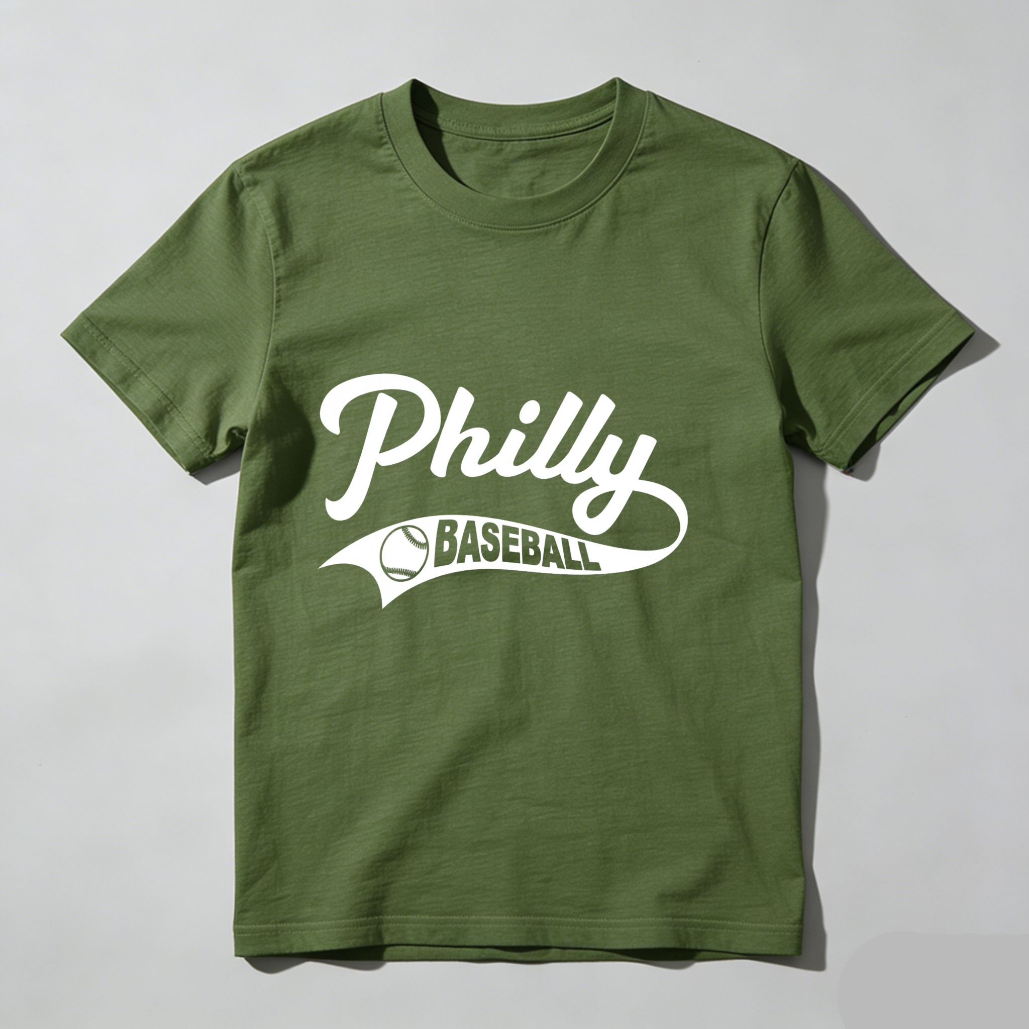 Dorawear™ Philly Baseball Logo Design Print T Shirt