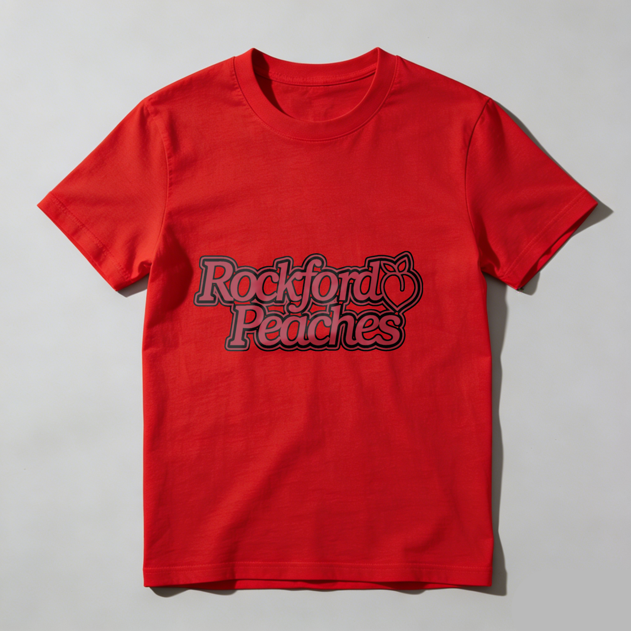 Dorawear™Rockford Peaches Logo Design T Shirt