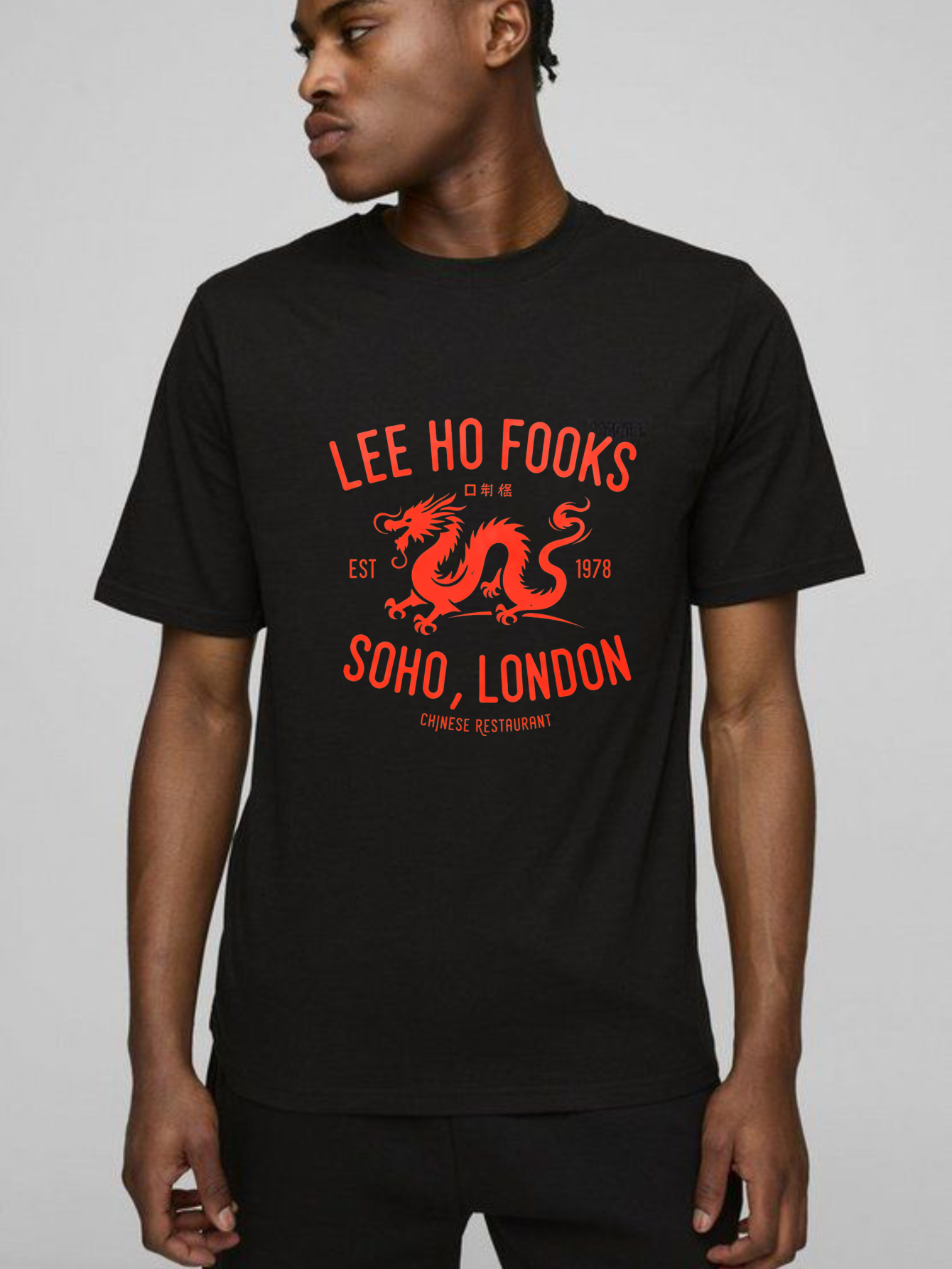 Dorawear™ Lee Ho Fooks Dragon Soho London Restaurant T Shirt