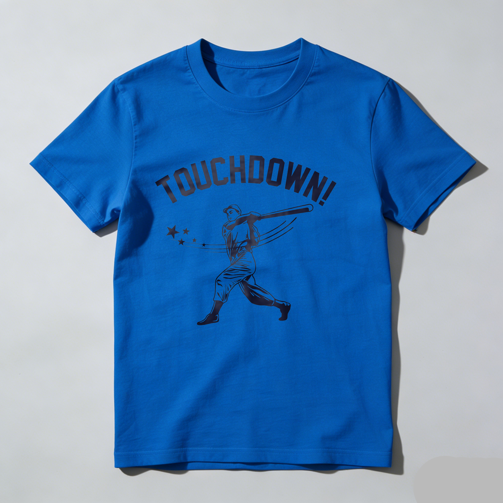 Dorawear™ Touchdown Baseball Player With Stars  T Shirt