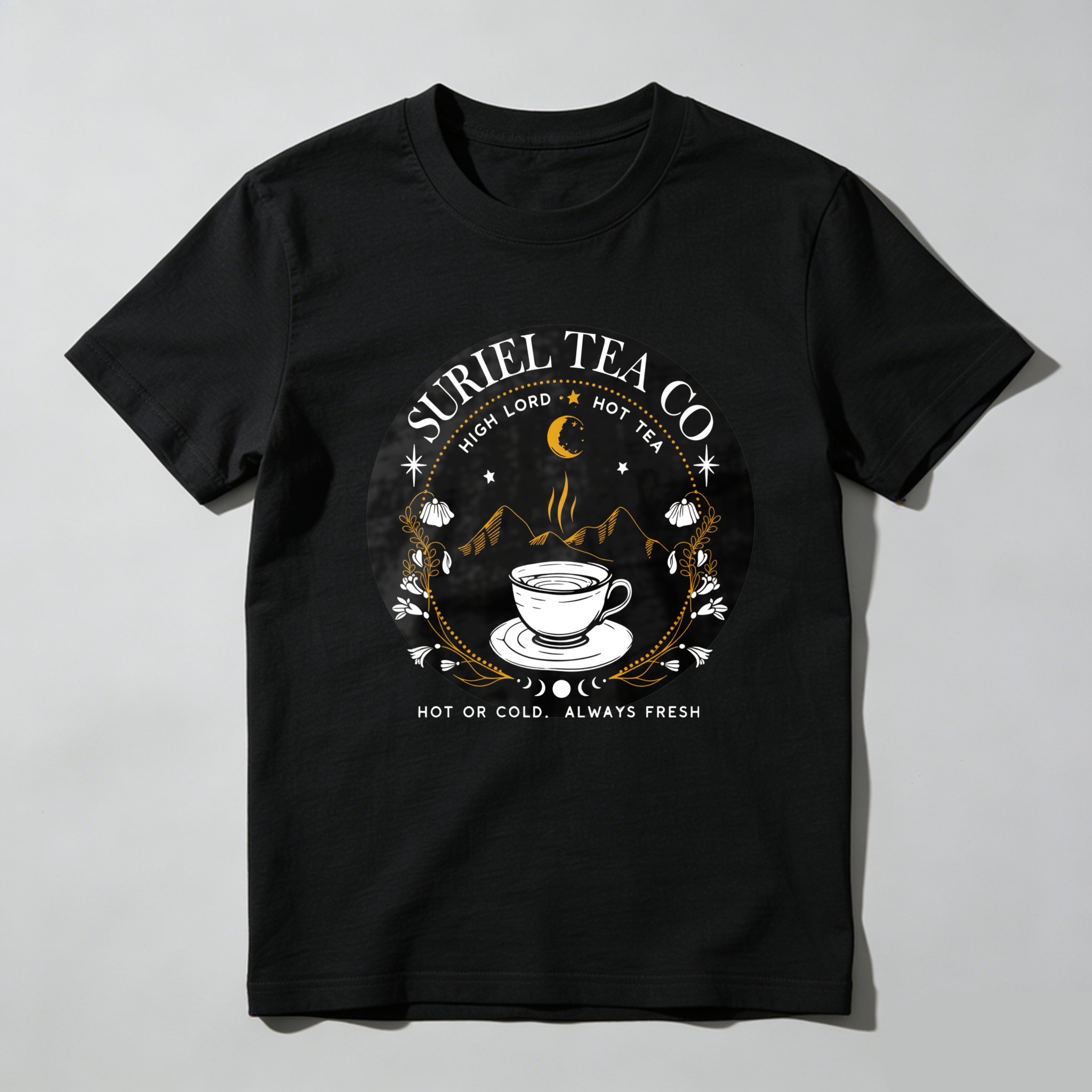 Dorawear Suriel Tea Co High Lord Hot Tea T Shirt
