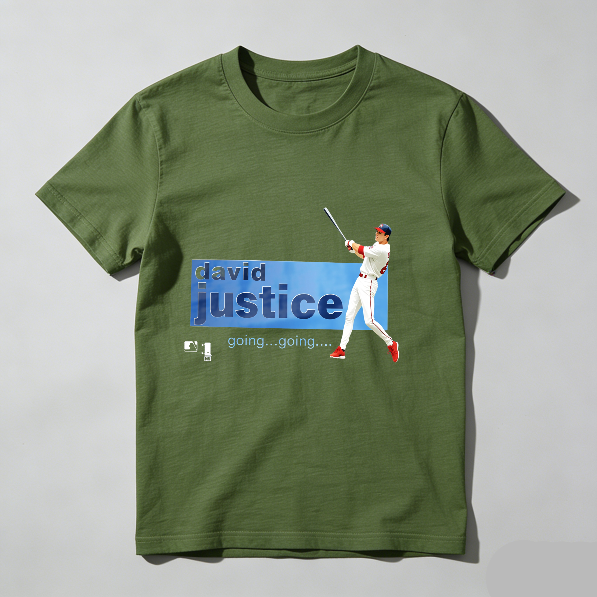 Dorawear™ David Justice Going Going Baseball Player  T Shirt