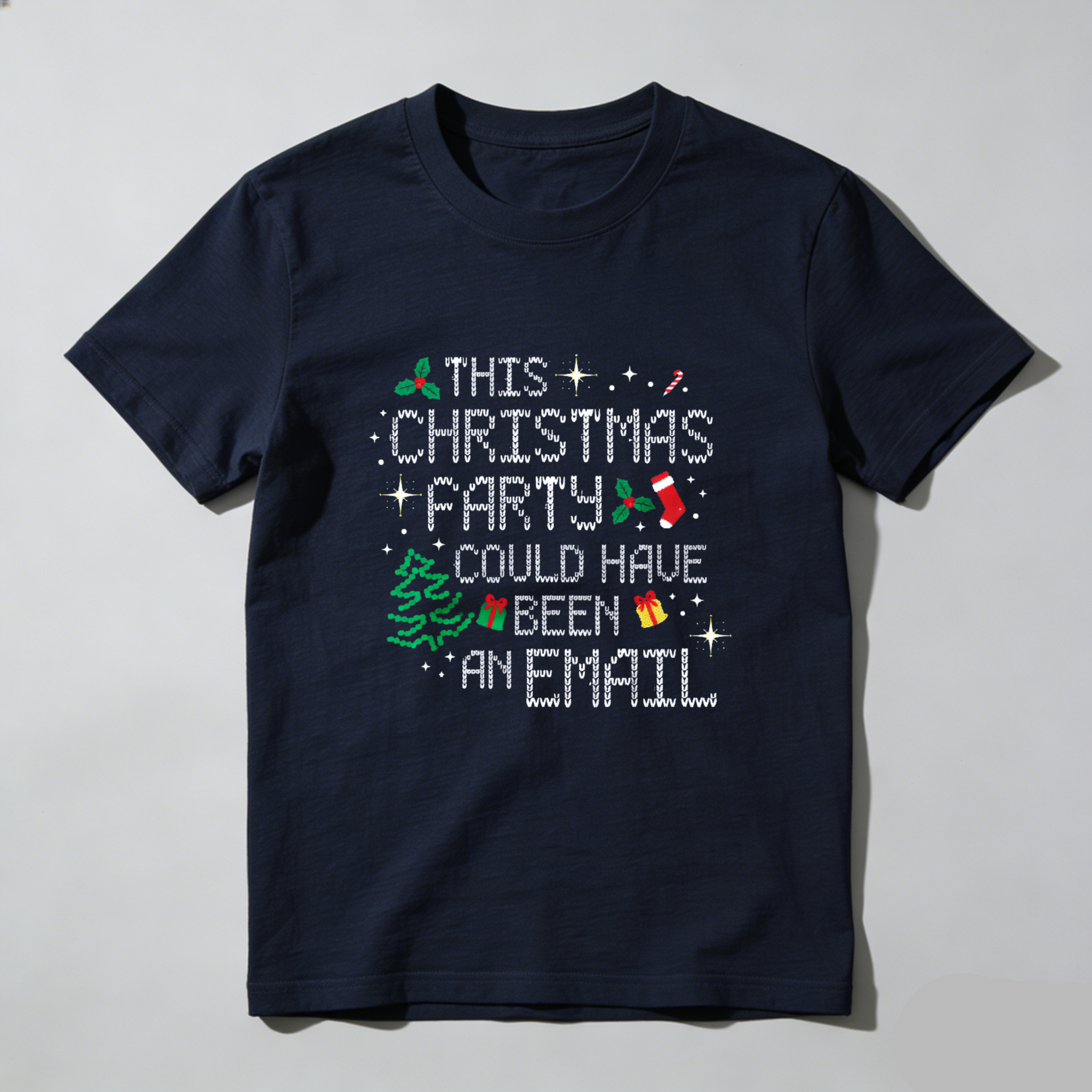 Dorawear™ This Christmas Party Could Have Been An Email Pure Cotton Short Sleeve T-Shirt-Dorawear