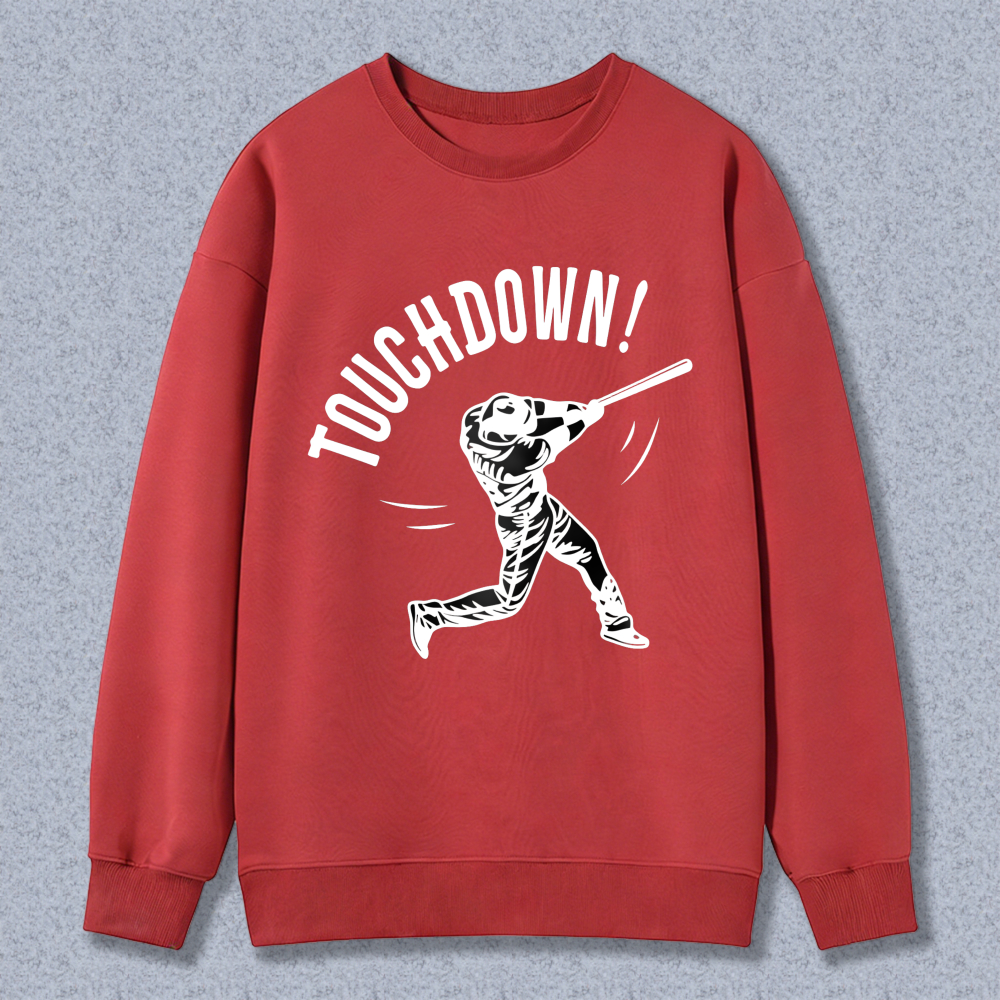Dorawear™ Touchdown Baseball Player Graphic Unisex Classic Sweatshirt