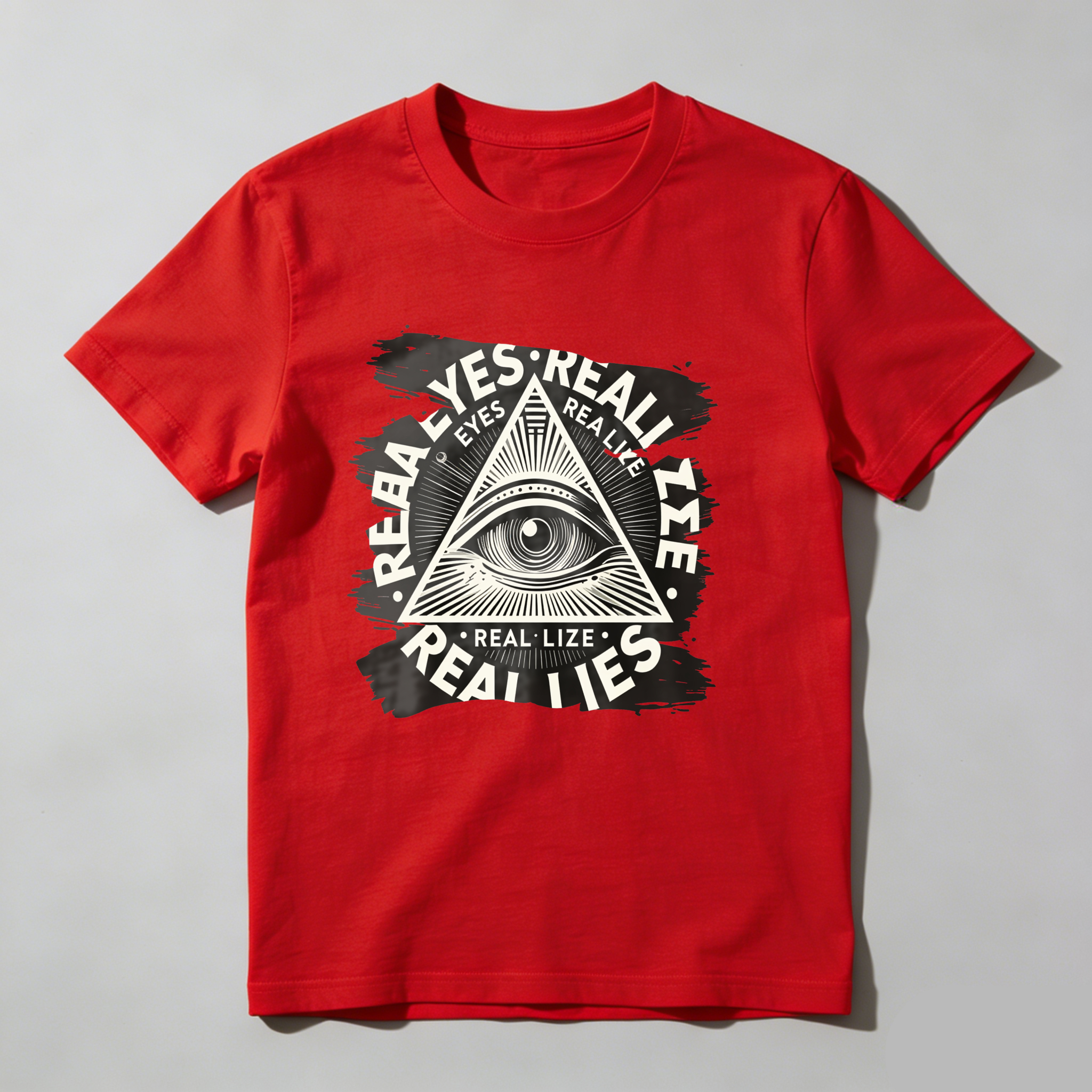 Dorawear™All Seeing Eye Symbol With Text Design  T Shirt