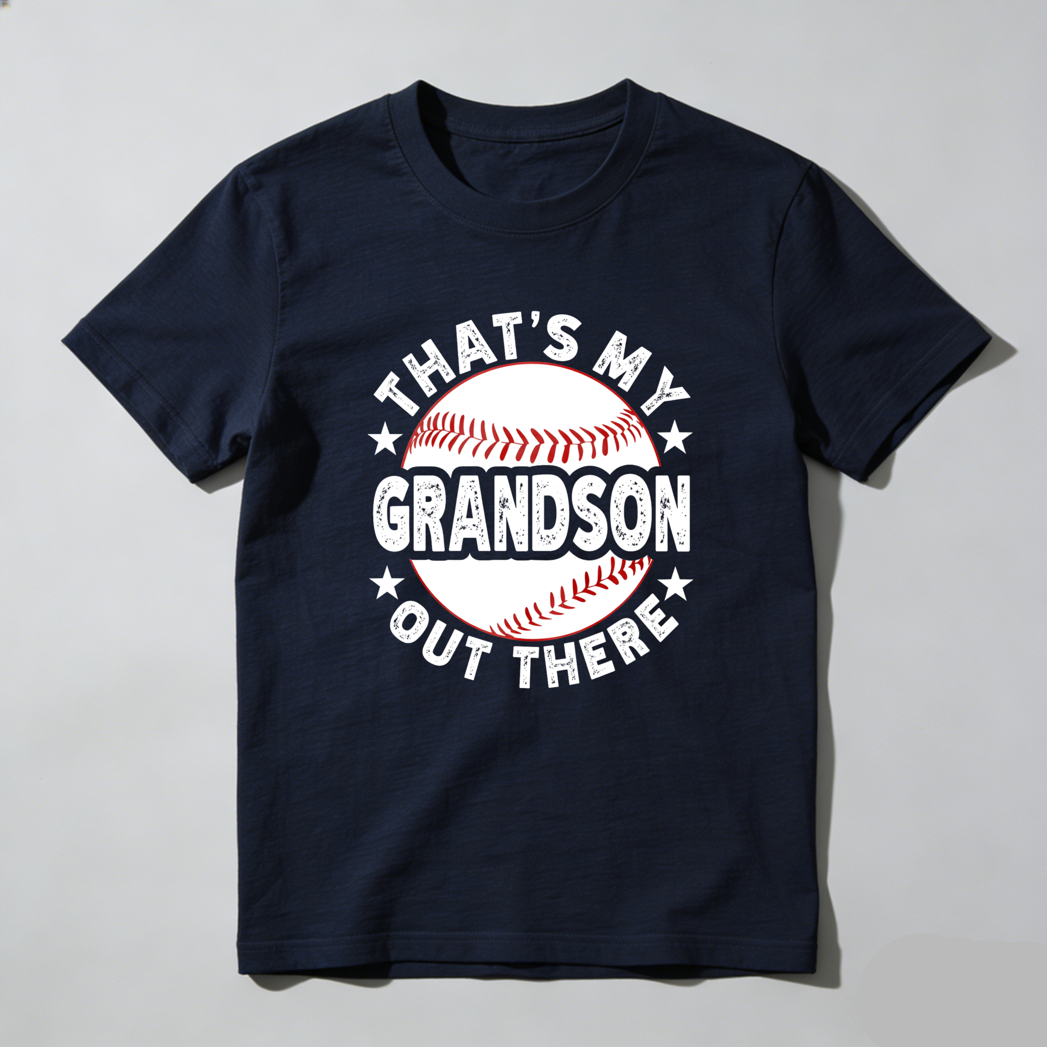 Dorawear™ That's My Grandson Out There Baseball Design  T Shirt-Dorawear