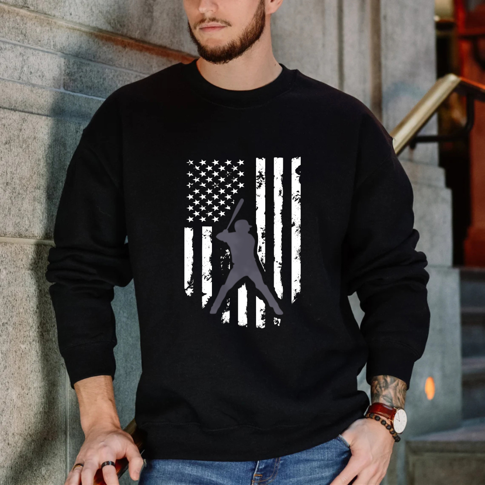 Dorawear™ American Flag Design Unisex Classic Sweatshirt