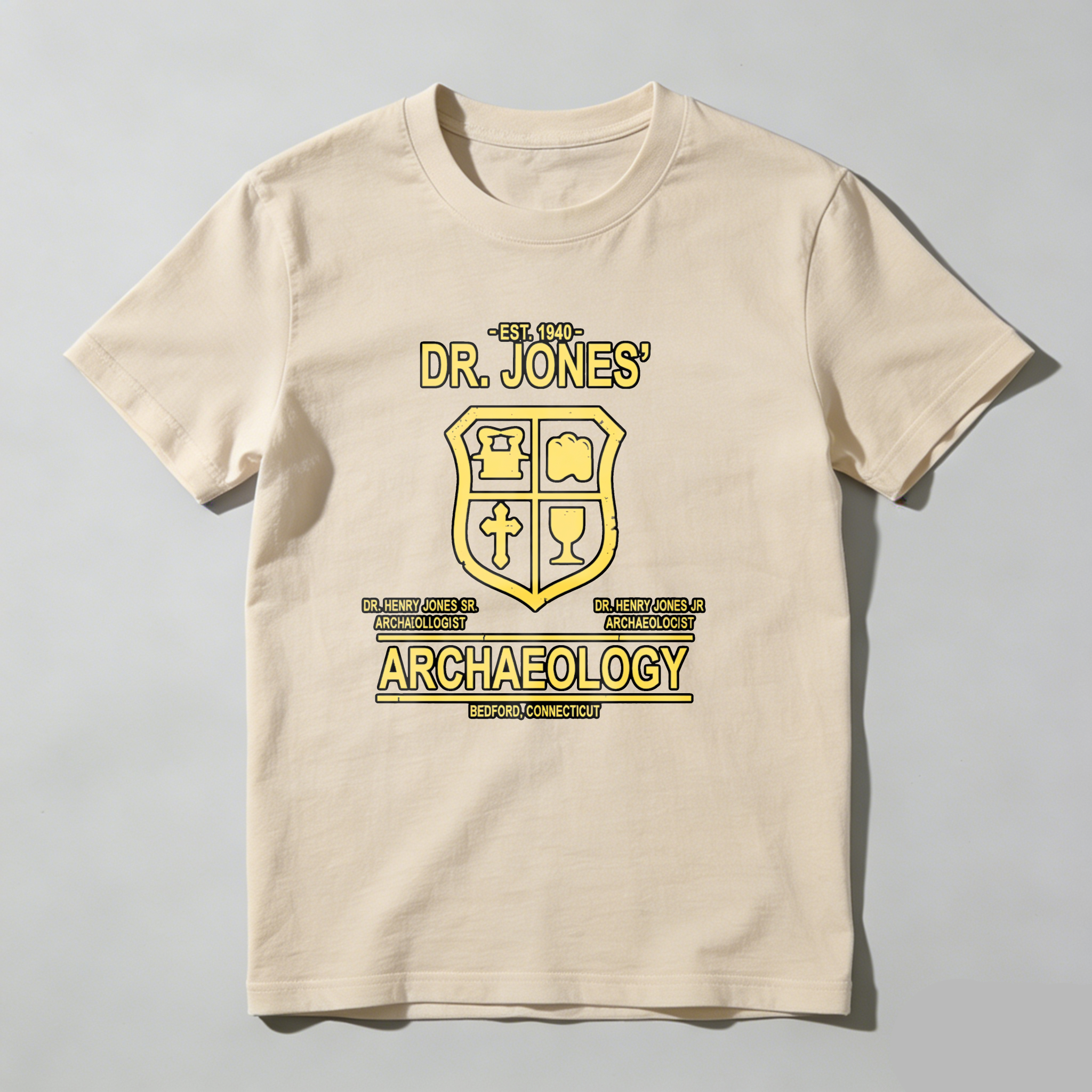Dorawear™ Dr Jones Archaeology Crest Design T Shirt