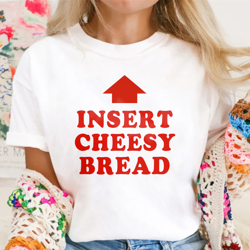 Insert Cheesy Bread Arrow Design Unisex Classic T-shirt