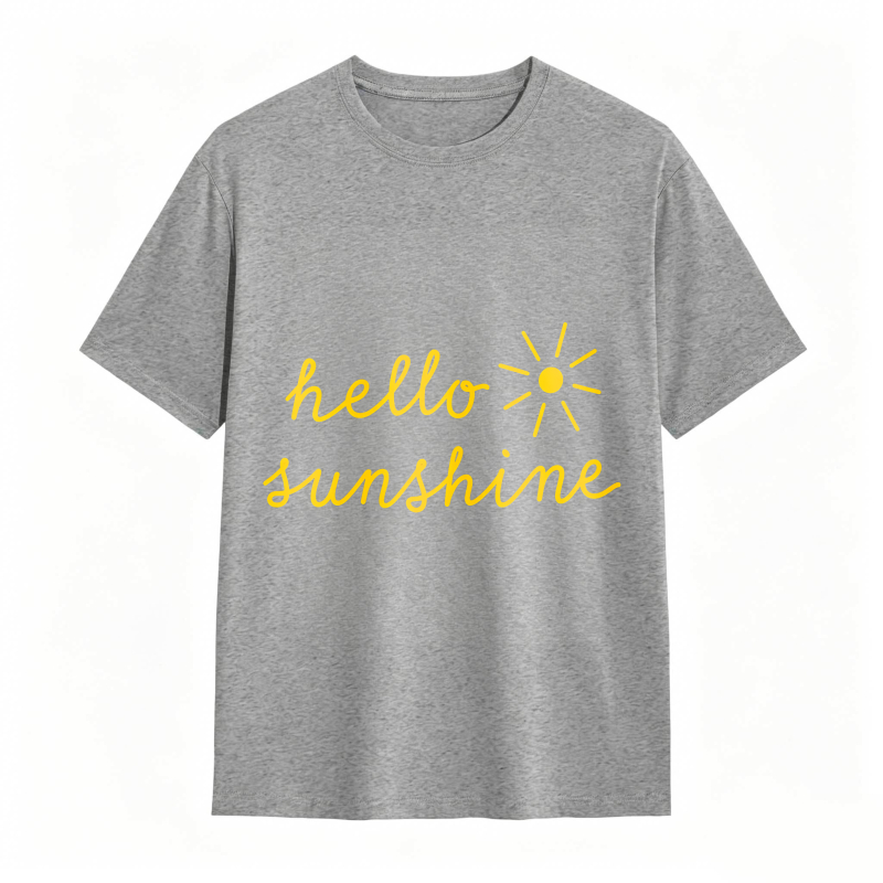 Dorawear™Hello Sunshine With Sun Icon Unisex Classic T-shirt
