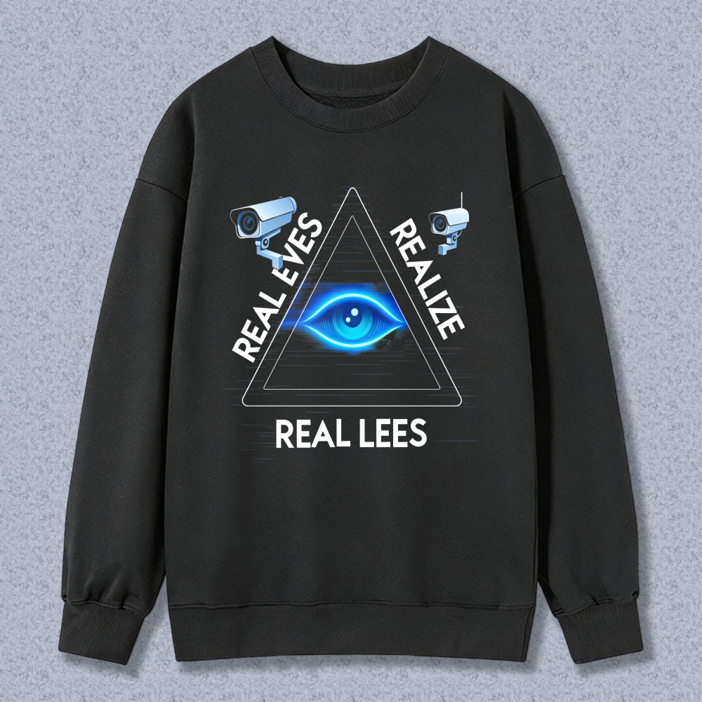 Dorawear™ Eye In Triangle Real Eyes Realize Real Lees Unisex Classic Sweatshirt