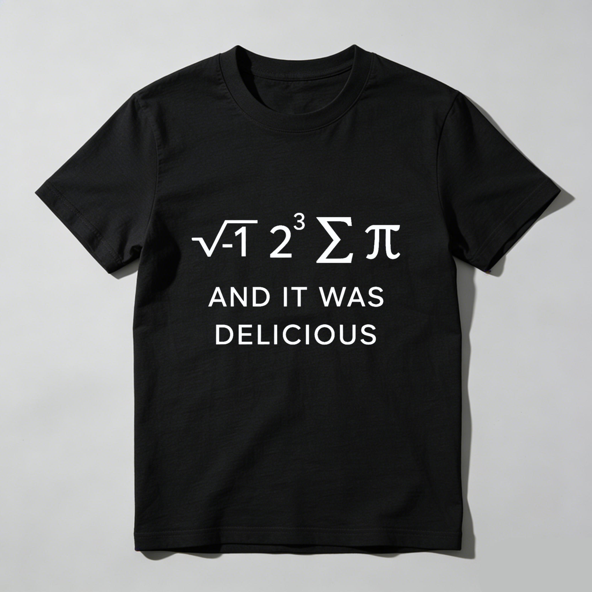 Dorawear Math Pi Formula And It Was Delicious Pure Cotton Short Sleeve T Shirt