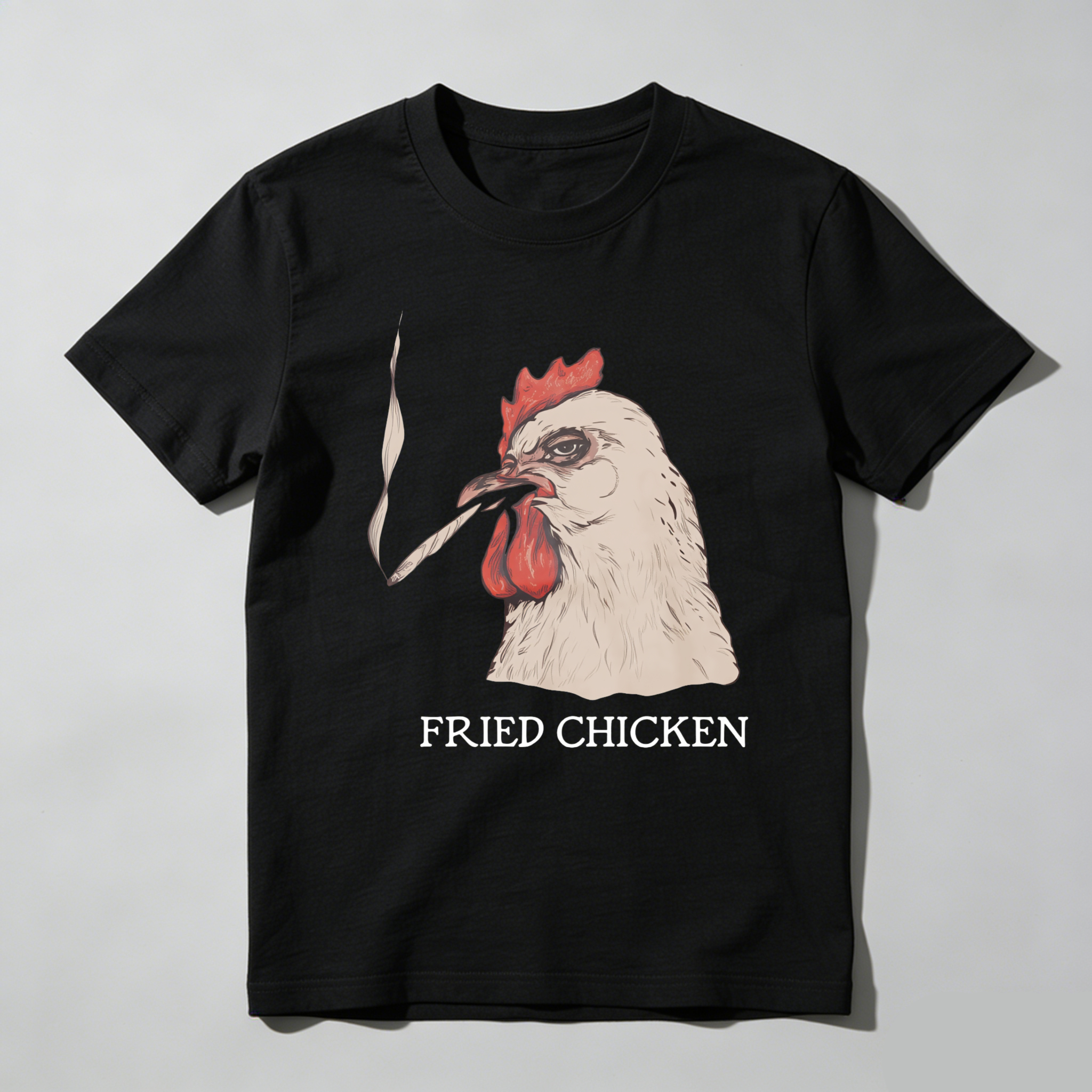 Dorawear™ Chicken Smoking Cigarette Fried Chicken T Shirt