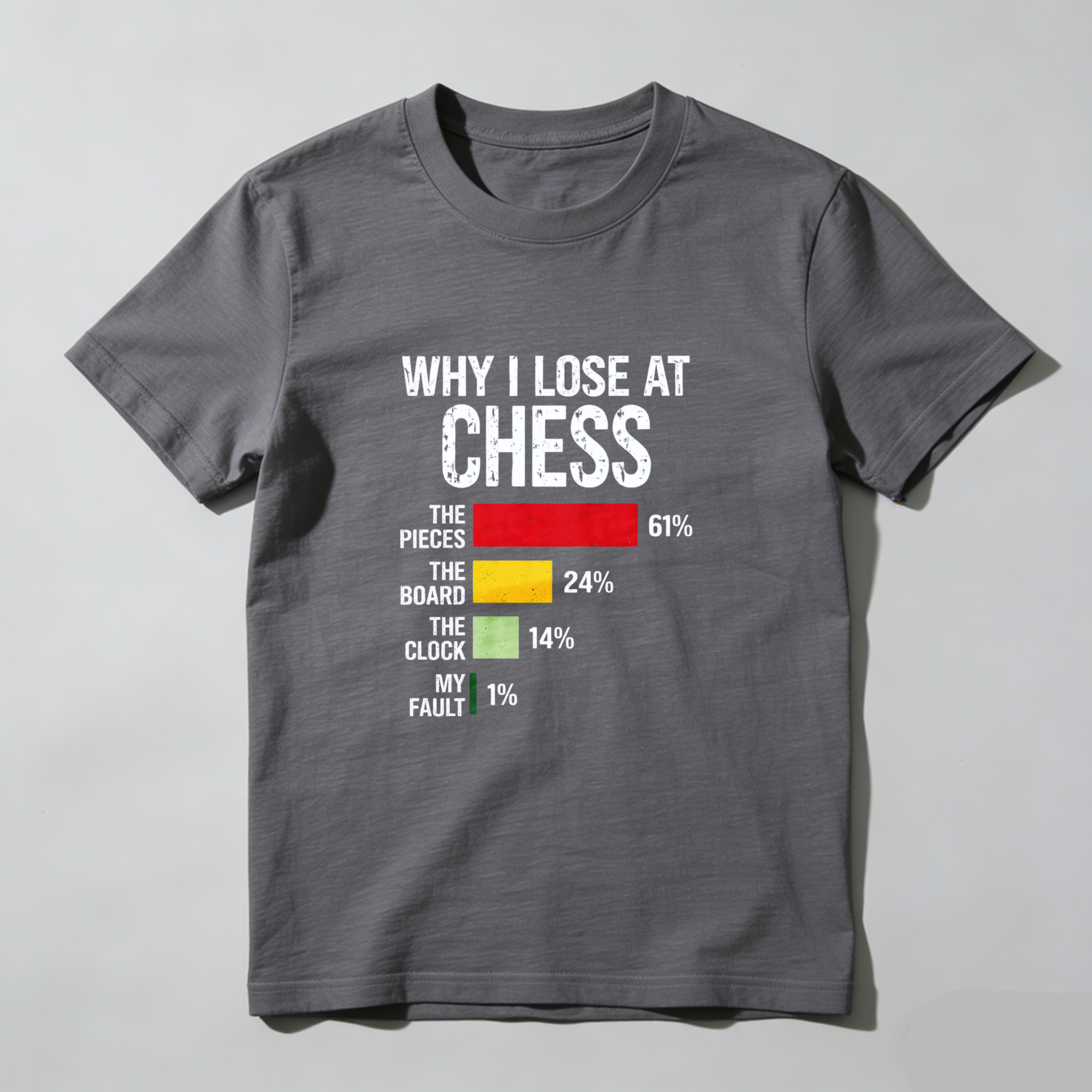 Dorawear Why I Lose At Chess Pure Cotton Short Sleeve T Shirt