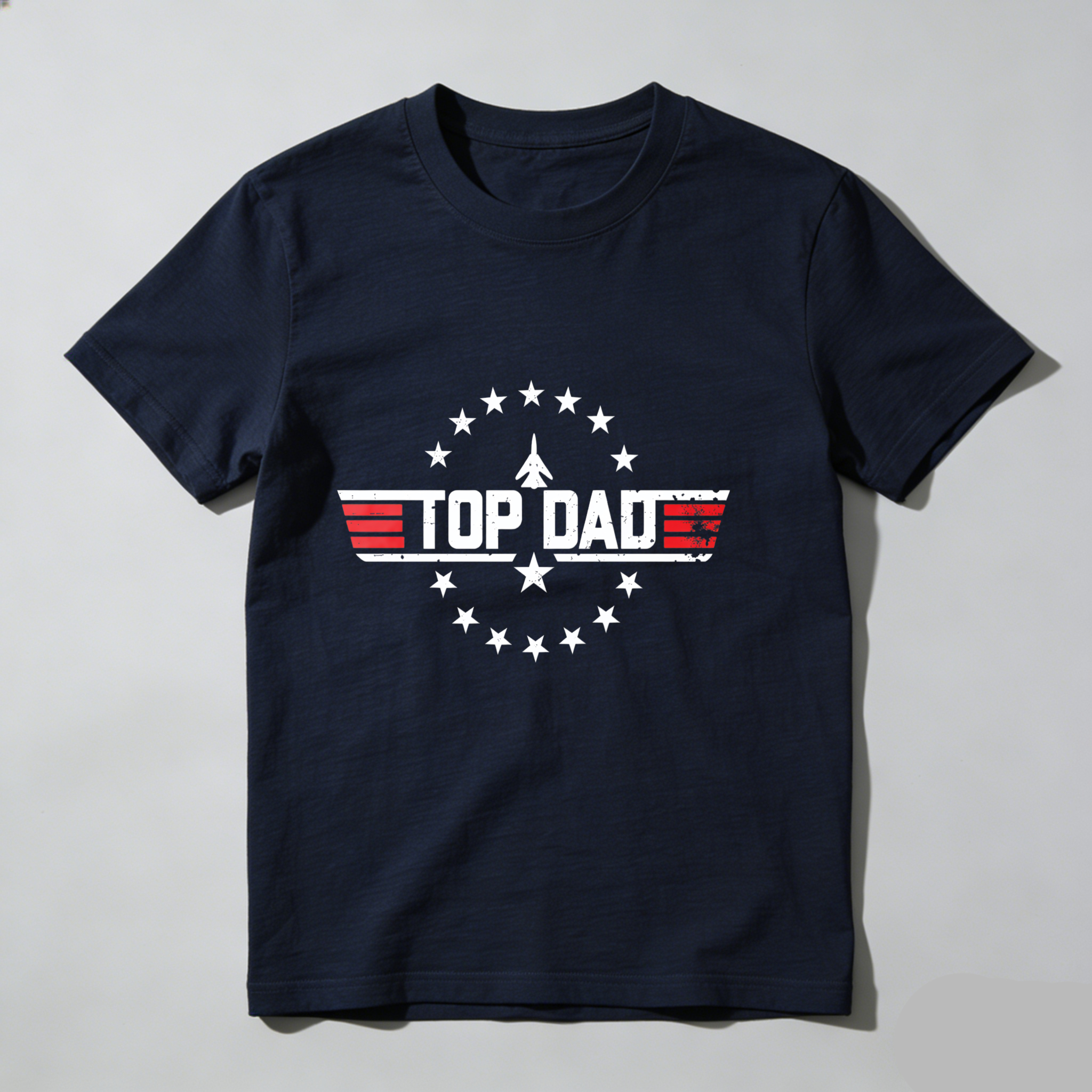 Dorawear™Top Dad With Stars And Jet T Shirt