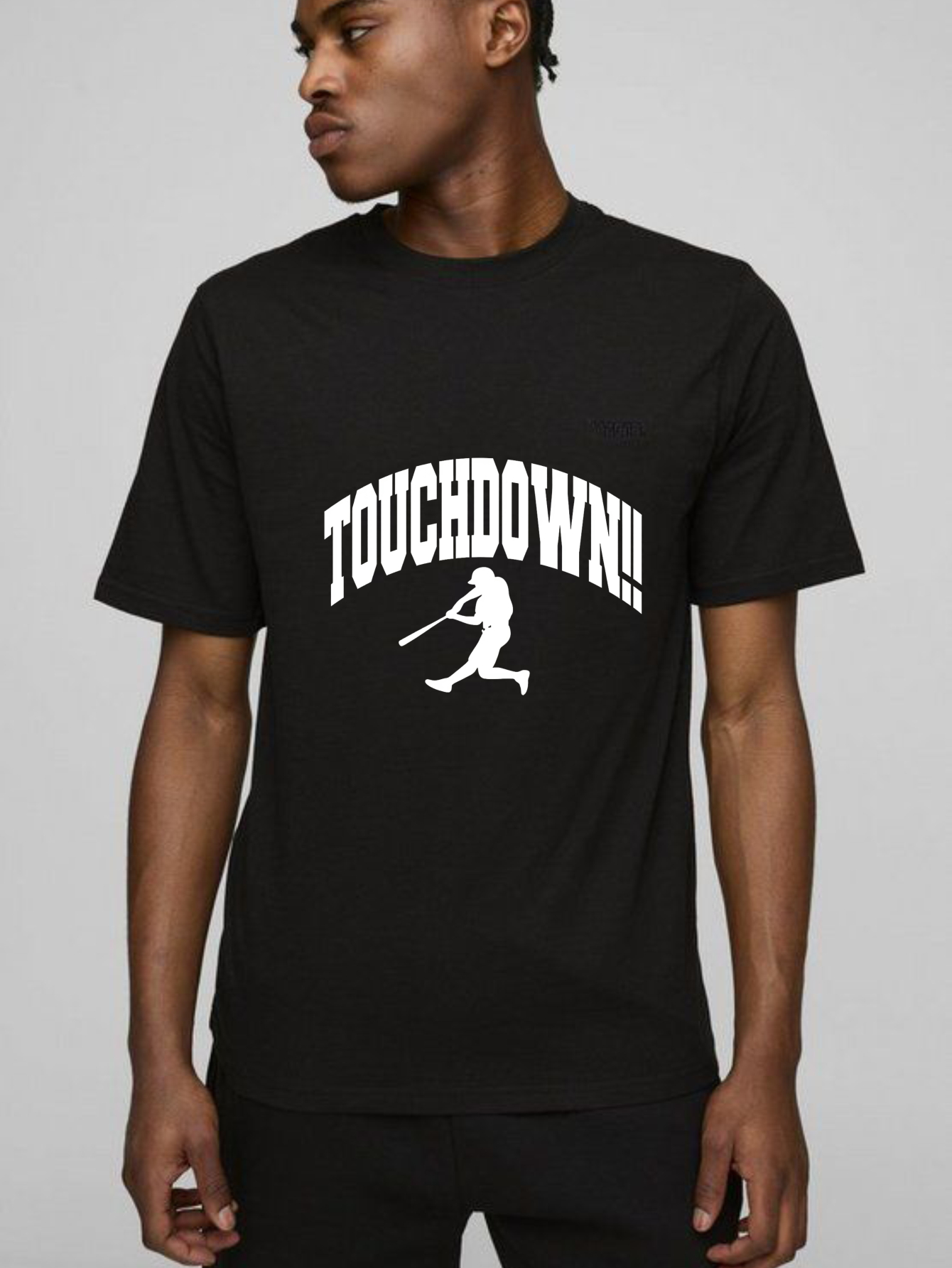 Dorawear™ Touchdown With Running Player Silhouette  T Shirt