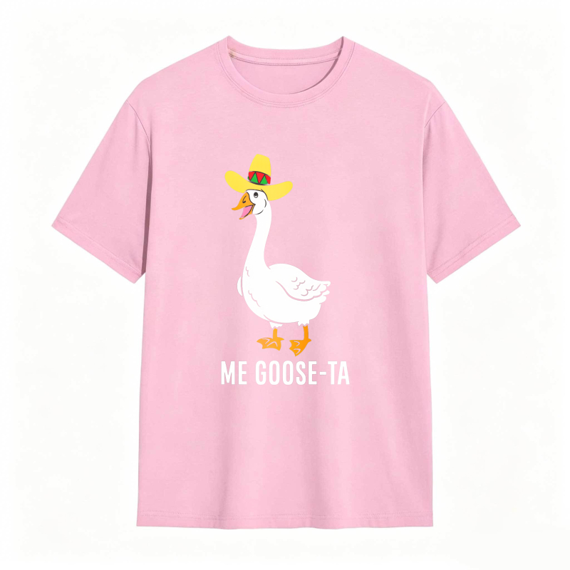Dorawear™ Duck Wearing Sombrero With Me Goose Ta Text Unisex Classic T-shirt