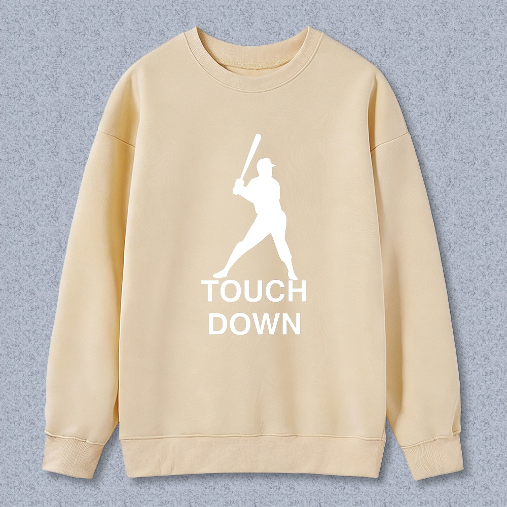 Dorawear™ Baseball Player Silhouette Touch Down Unisex Classic Sweatshirt(1)