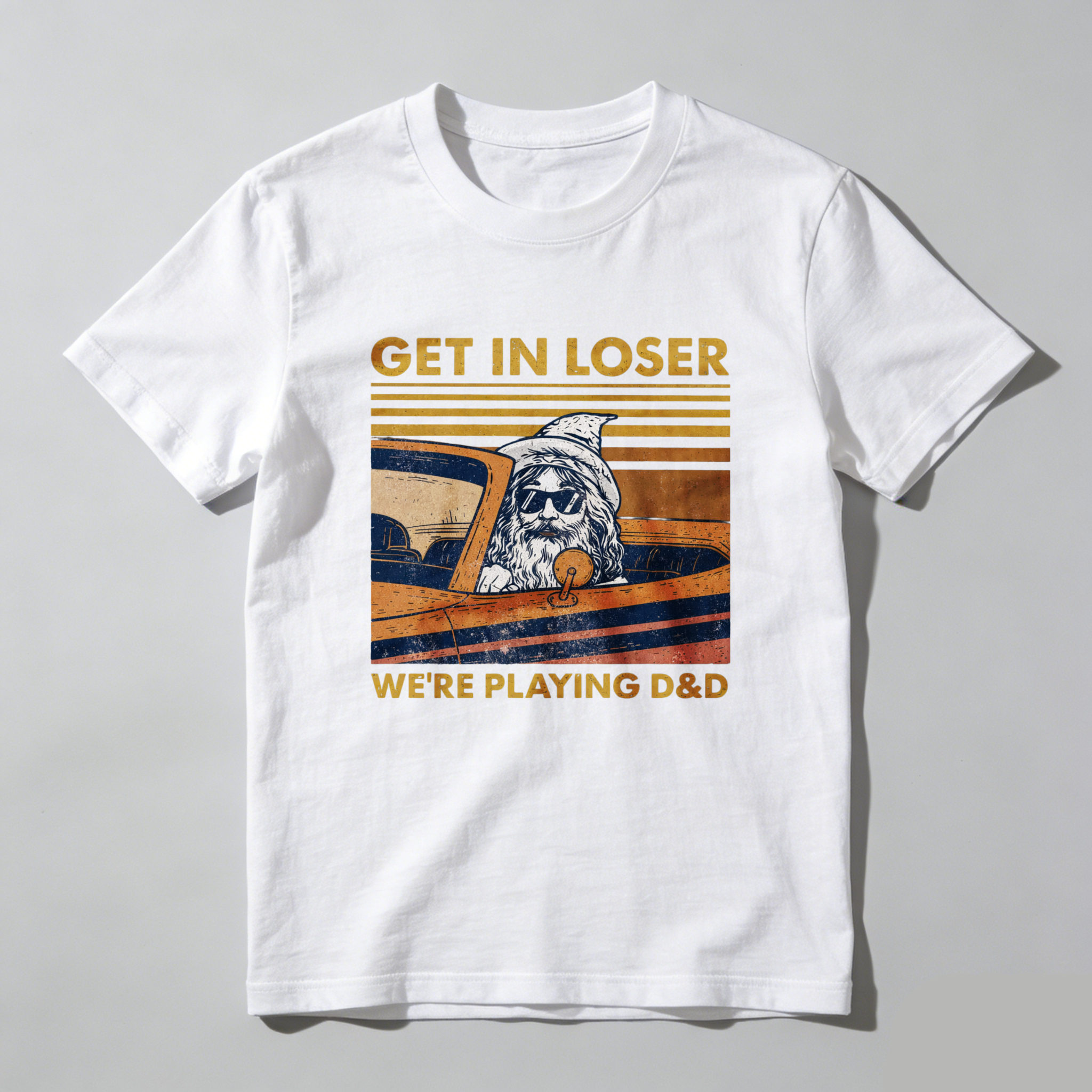 Dorawear™ Get In Loser We Re Playing D And D Pure Cotton Short Sleeve T Shirt-Dorawear