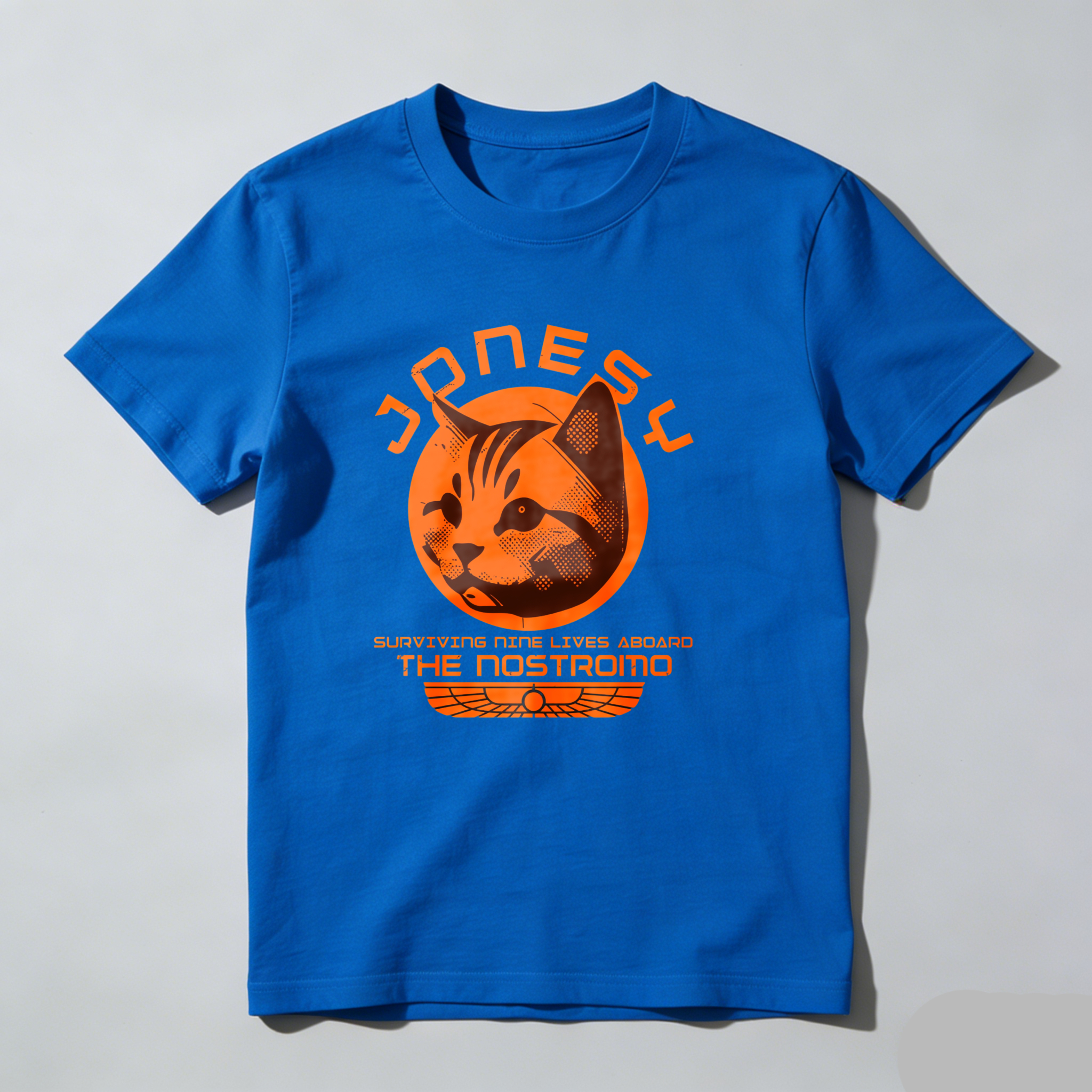 Dorawear™ Jonesy Cat Surviving Nine Lives Aboard The Nostromo T Shirt