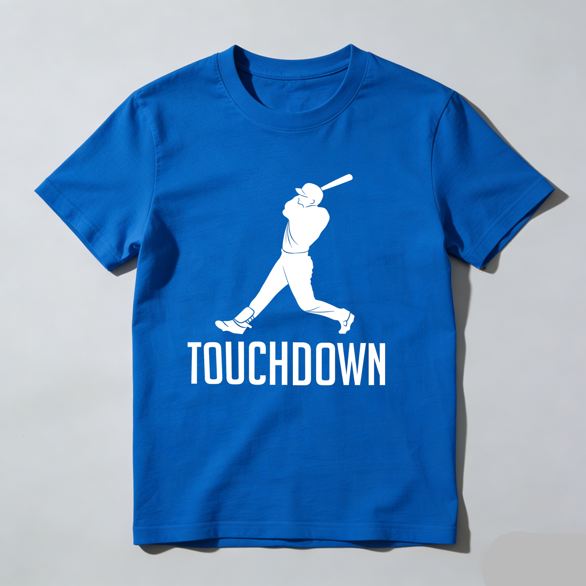 Dorawear™ Baseball Player Swinging Bat Touchdown  T Shirt