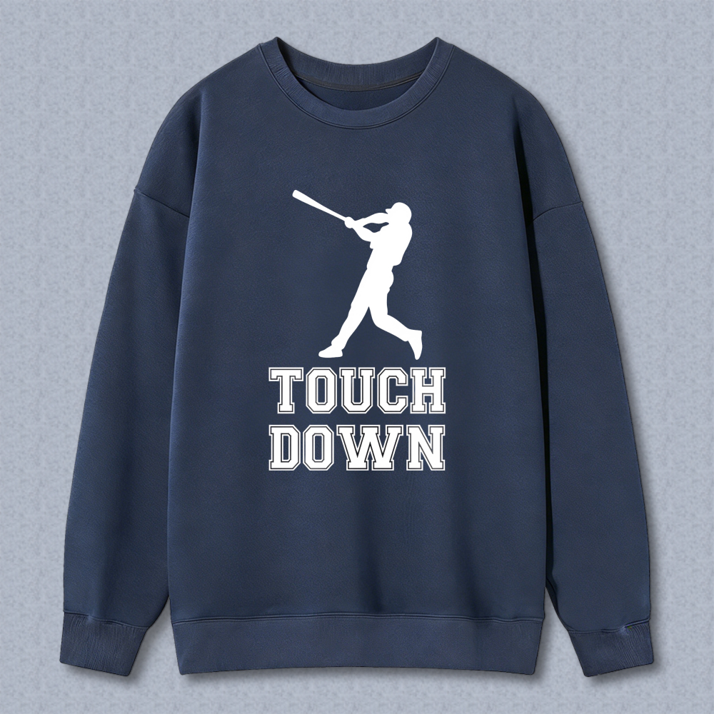 Dorawear™ Baseball Player Silhouette Touch Down Unisex Classic Sweatshirt