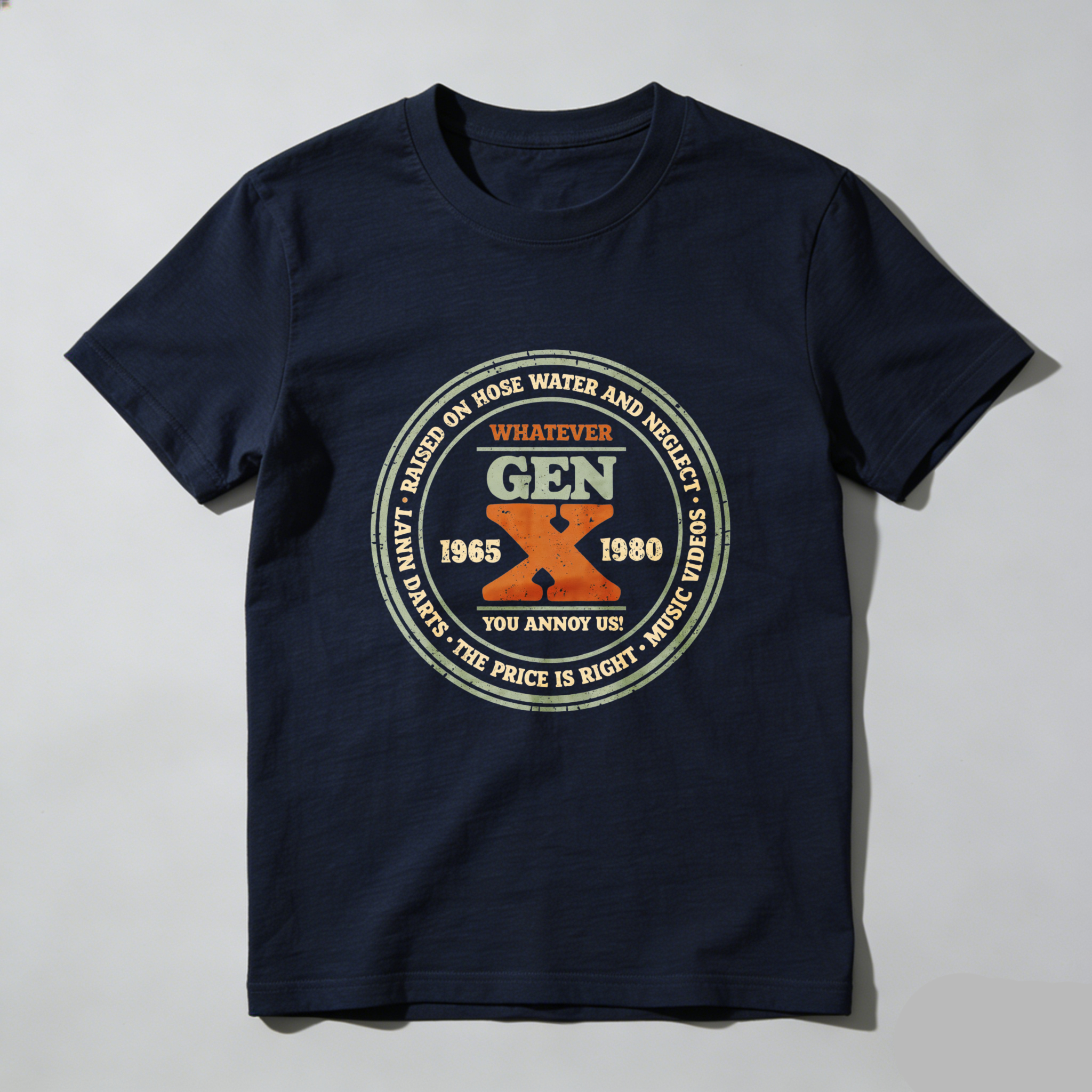 Dorawear™ Gen X Whatever You Annoy Us Pure Cotton Short Sleeve T-Shirt-Dorawear