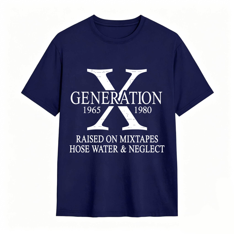Dorawear™ X Generation 1965 1980 Raised On Mixtapes Hose Water And Neglect Unisex Classic T-shirt