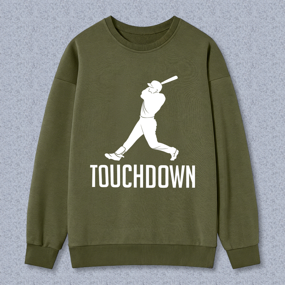 Dorawear™ Baseball Player Silhouette Touchdown Unisex Classic Sweatshirt