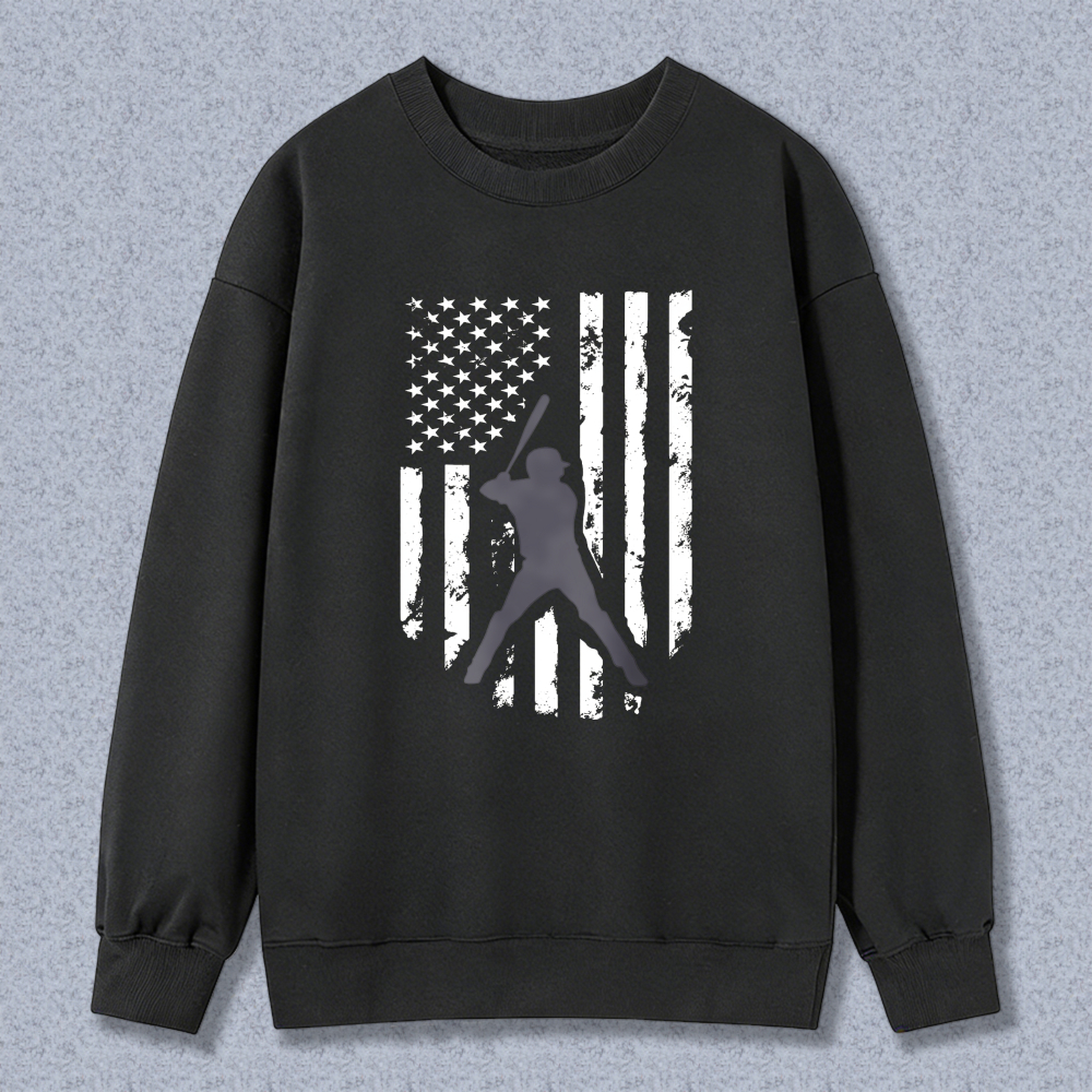 Dorawear™ American Flag Design Unisex Classic Sweatshirt