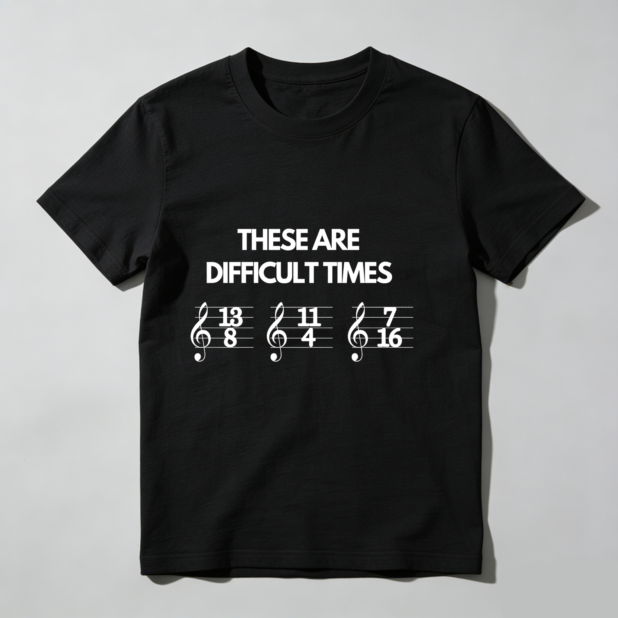 Dorawear™ These Are Difficult Times Music Notation T Shirt