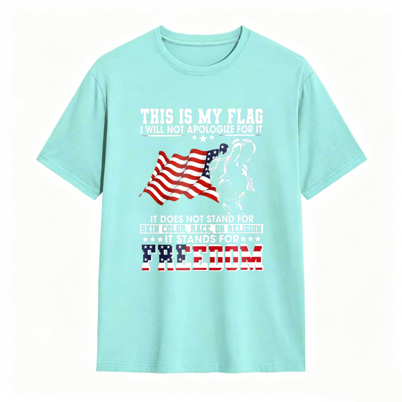 Dorawear™ American Flag Skeleton Freedom Statement Unisex Classic T-shirt