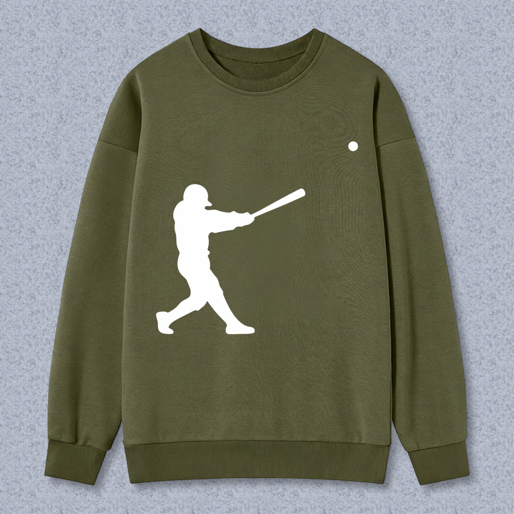 Dorawear™ Baseball Player Silhouette Unisex Classic Sweatshirt