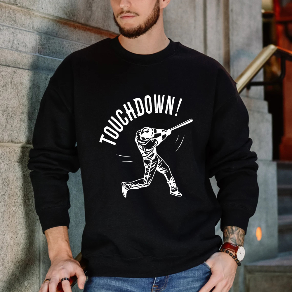Dorawear™ Touchdown Baseball Player Graphic Unisex Classic Sweatshirt