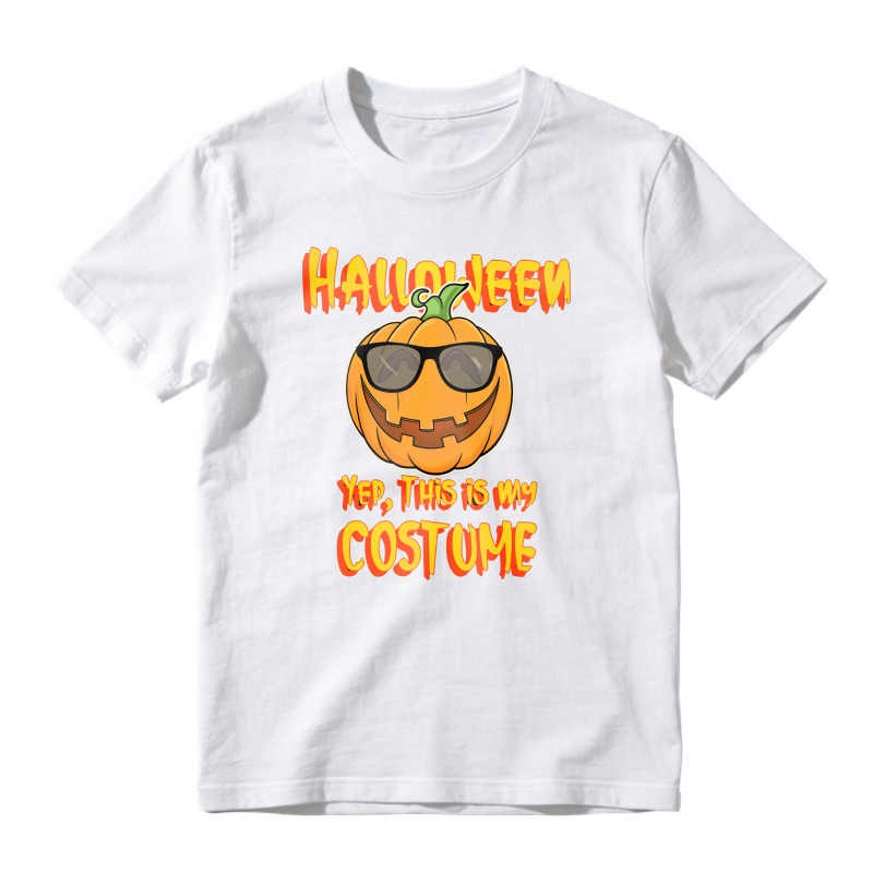 Halloween Pumpkin With Sunglasses Yep This Is My Costume, Unisex Classic T-shirt
