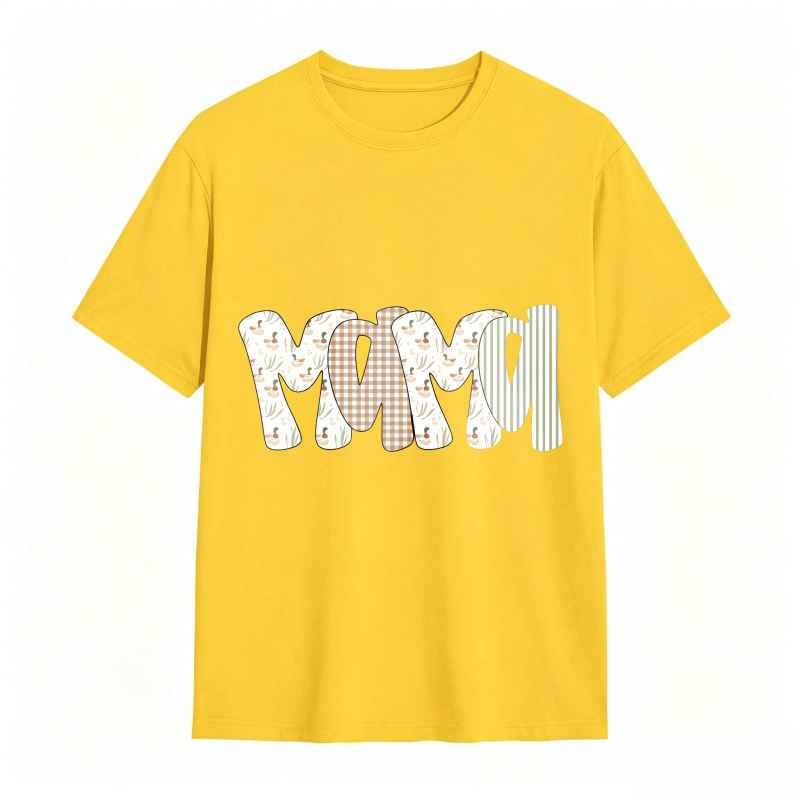 Dorawear™Mama Patterned Text Design Unisex Classic T-shirt