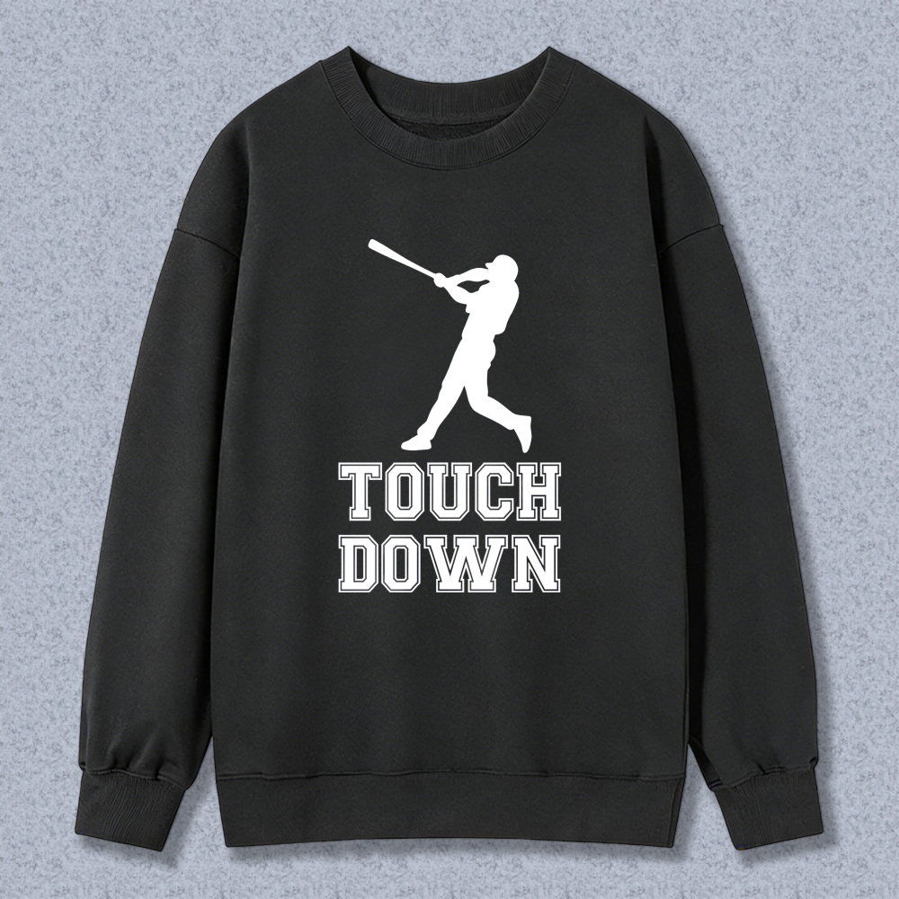 Dorawear™ Baseball Player Silhouette Touch Down Unisex Classic Sweatshirt