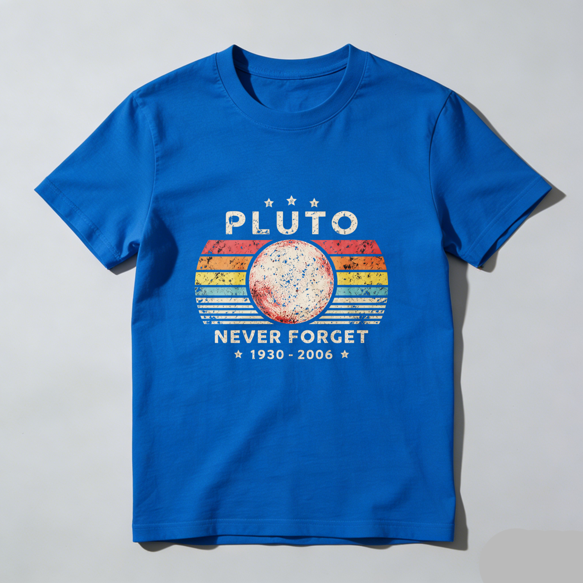 Dorawear™ Pluto Never Forget 1930 2006 Pure Cotton Short Sleeve T Shirt-Dorawear