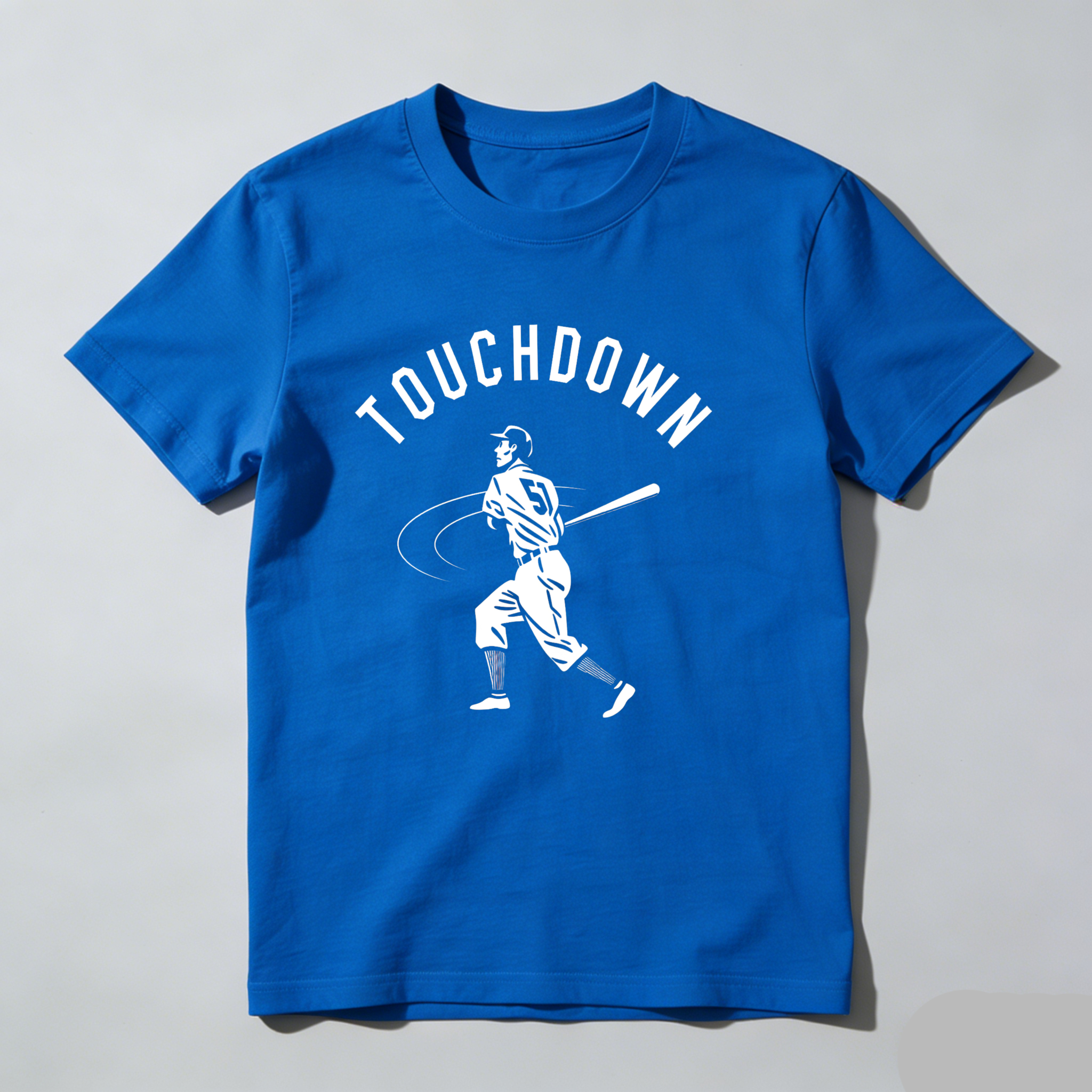 Dorawear™ Touchdown Baseball Player Swinging Bat  T Shirt