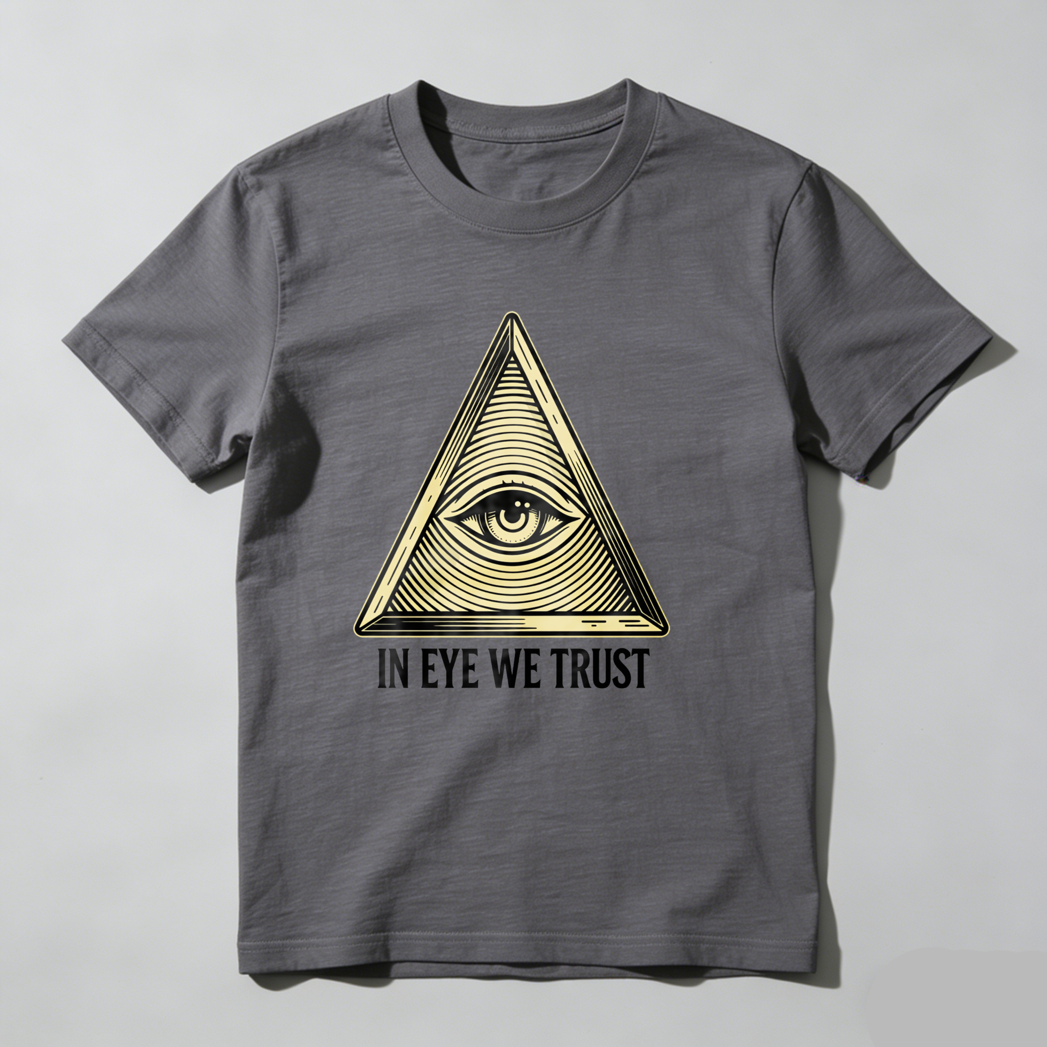 Dorawear™Eye In Triangle With Gold Outline  T Shirt