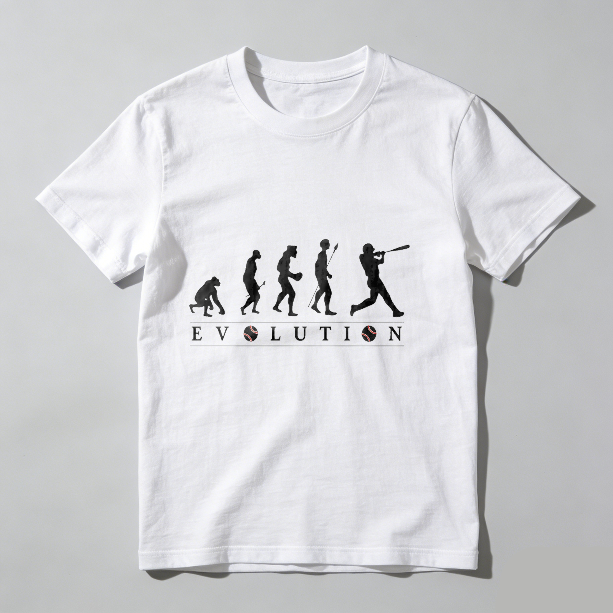 Dorawear™ Evolution Of Baseball Player  T Shirt