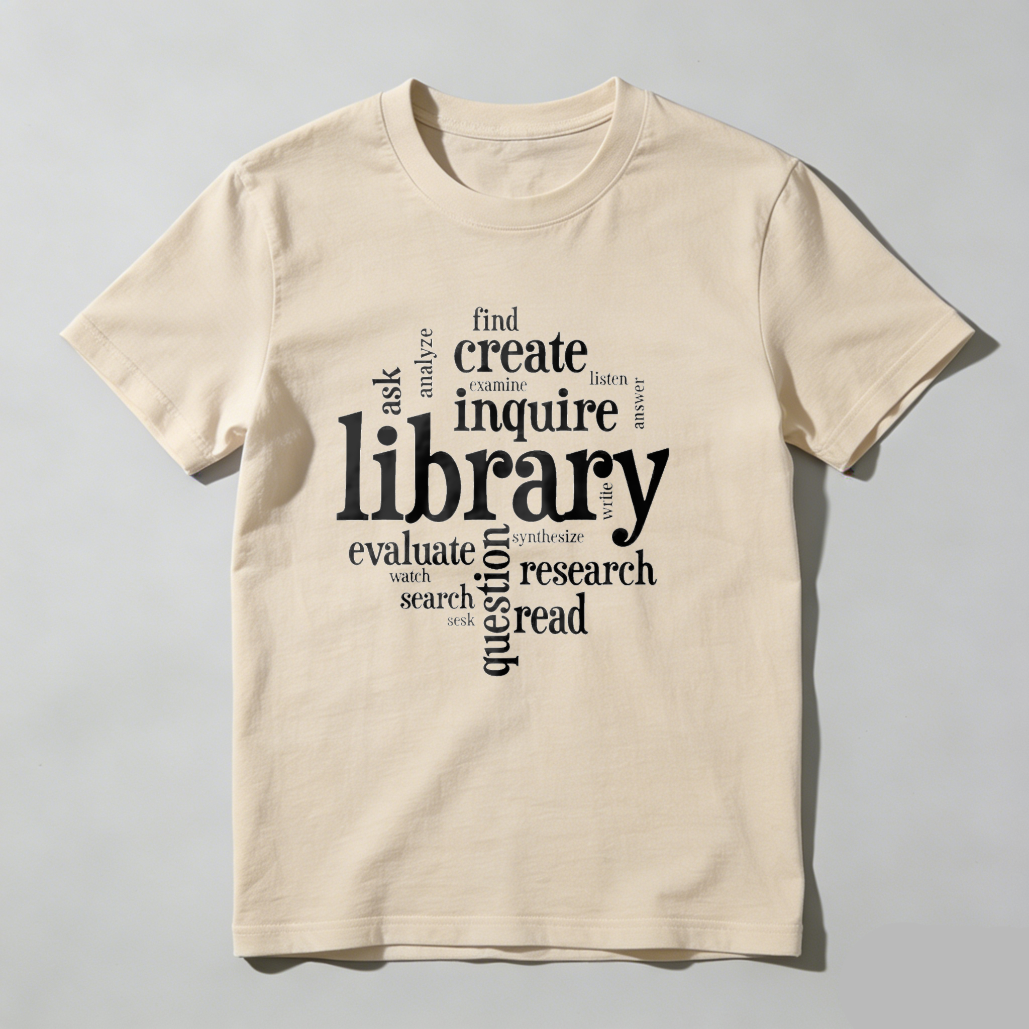 Dorawear™ Library Inquire Research Read Evaluate Create Find Ask T Shirt