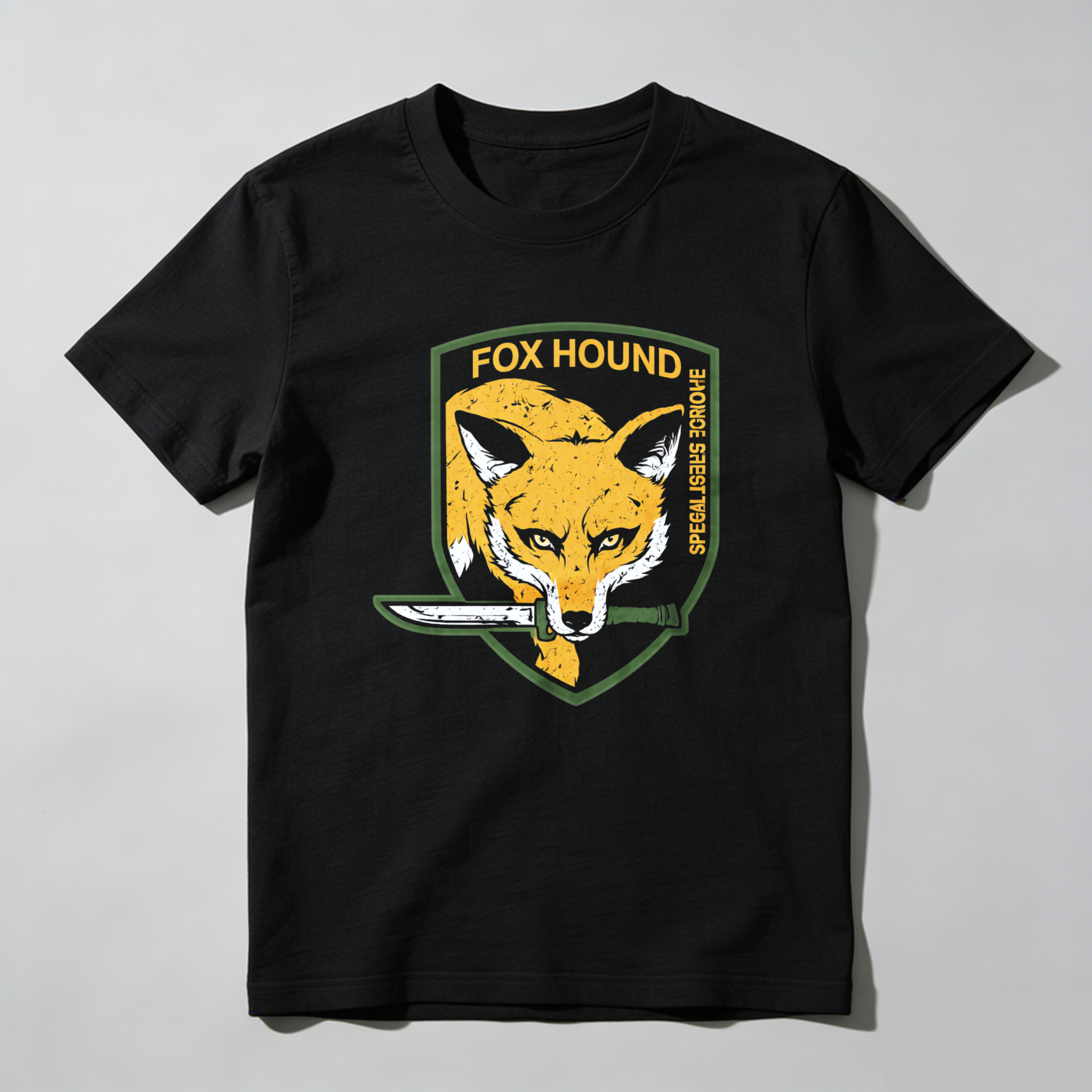 Dorawear™ Fox Hound Shield Logo Pure Cotton Short Sleeve T Shirt-Dorawear